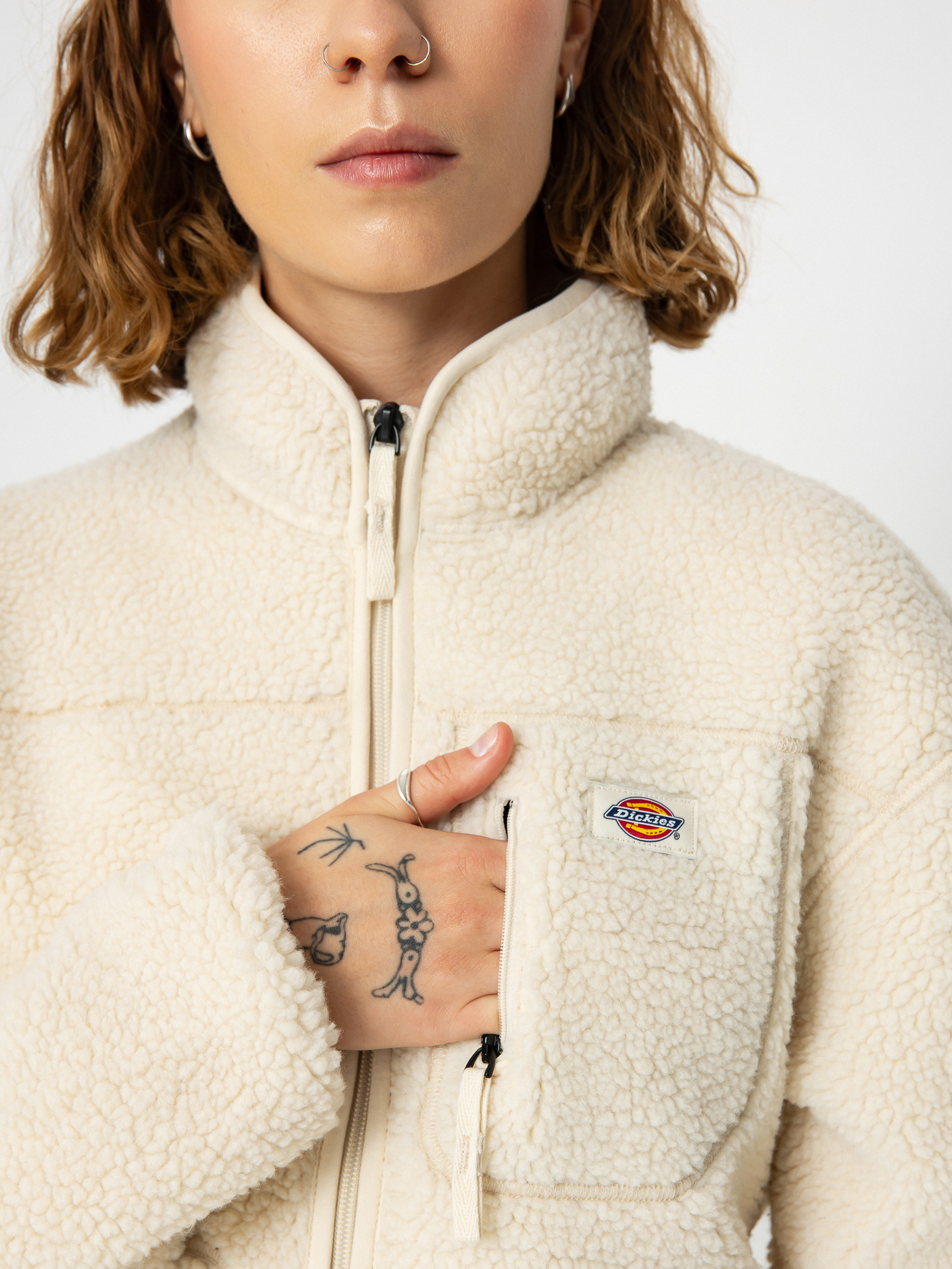 Dámský Fleecová mikina Dickies Mount Hope (whitecap gray)