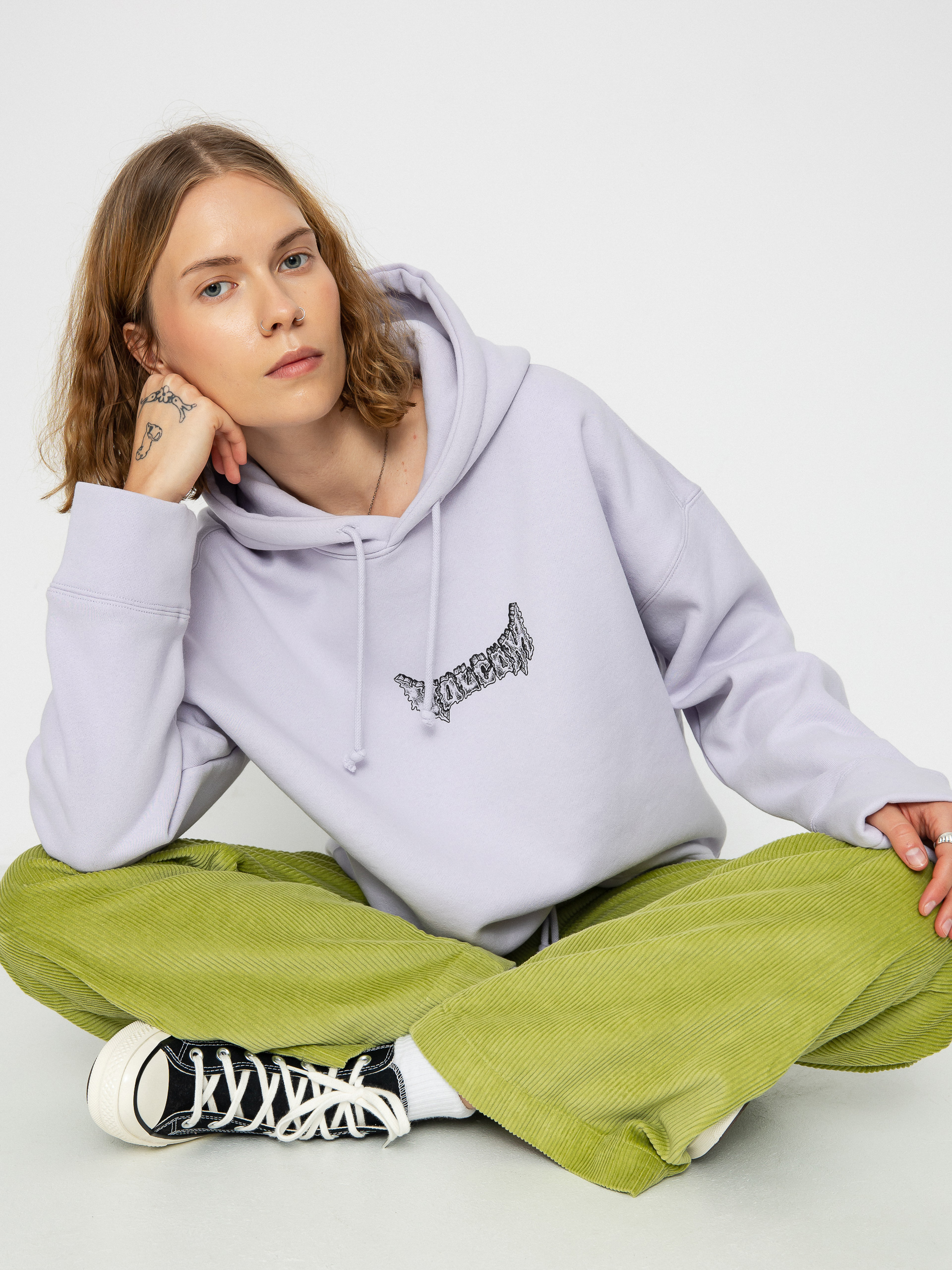 Mikina s kapucí Volcom Tripstone HD Wmn (light orchid)