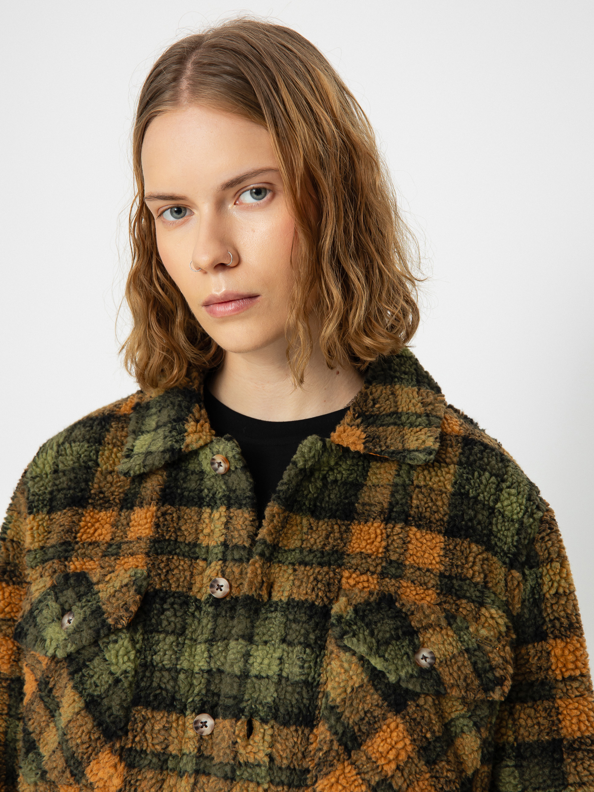 Bunda Volcom Silent Sherpa Wmn (bronze)