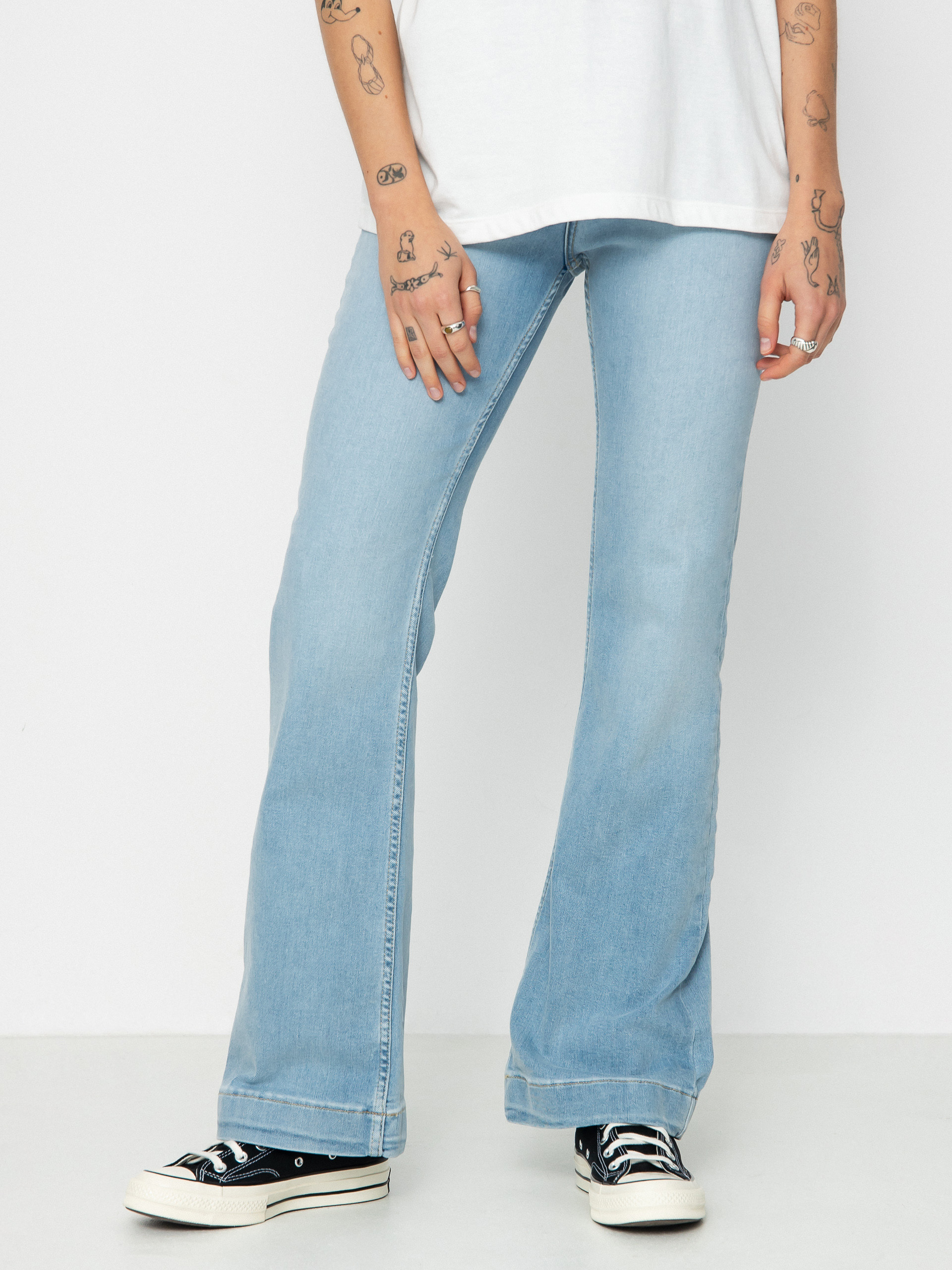 Kalhoty Roxy Final Wave High Wmn (light blue)