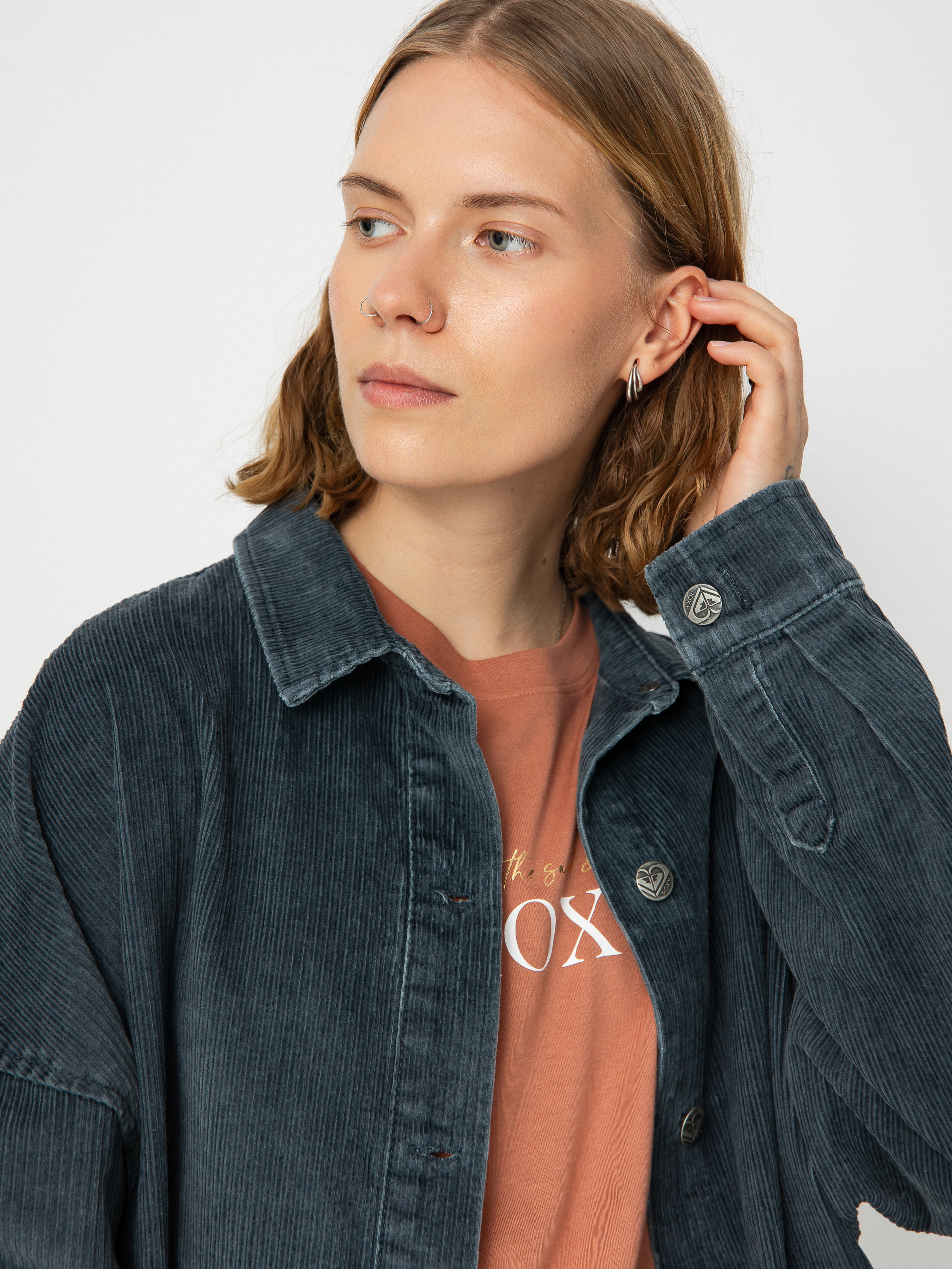 Košile Roxy Kick Back Washed Wmn (anthracite)