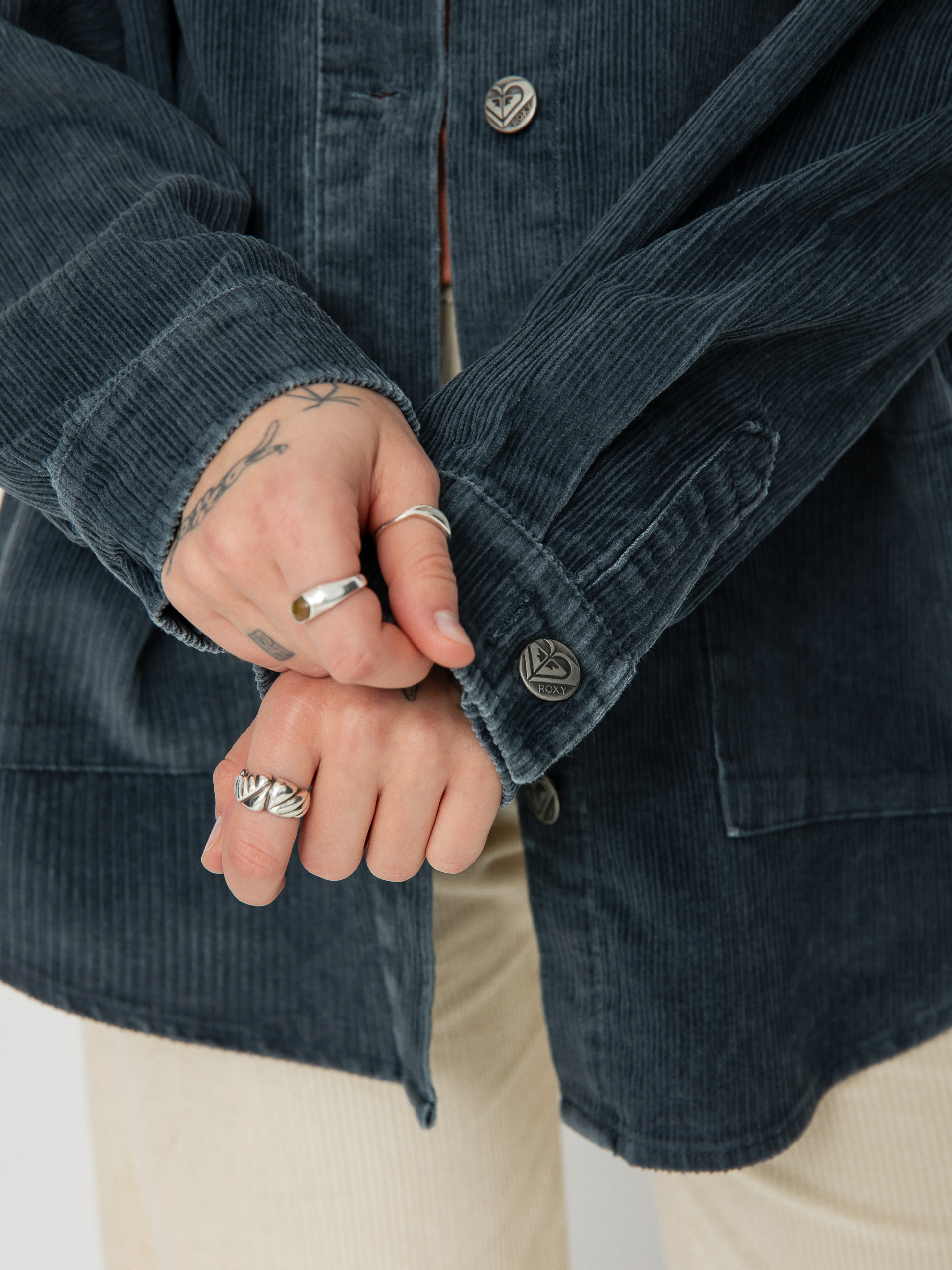 Košile Roxy Kick Back Washed Wmn (anthracite)