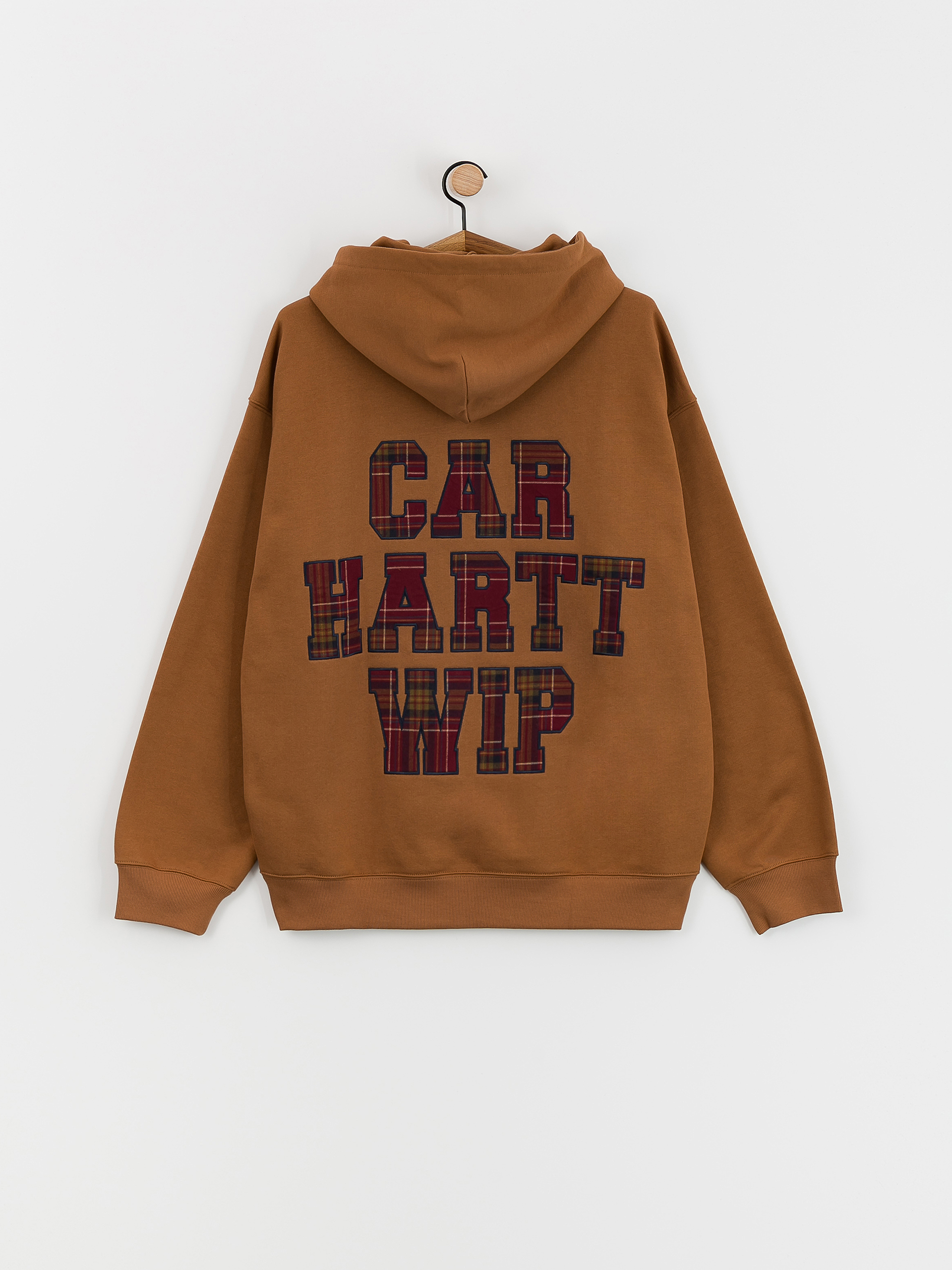 Mikina s kapucí Carhartt WIP Wiles HD (hamilton brown)