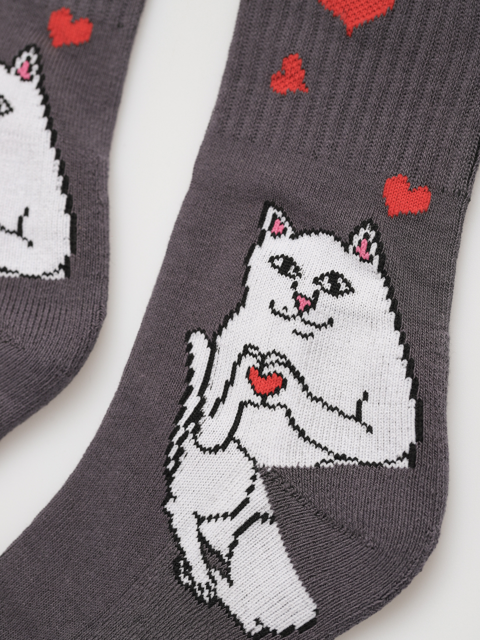 Ponožky RipNDip Nerm Love (charcoal)