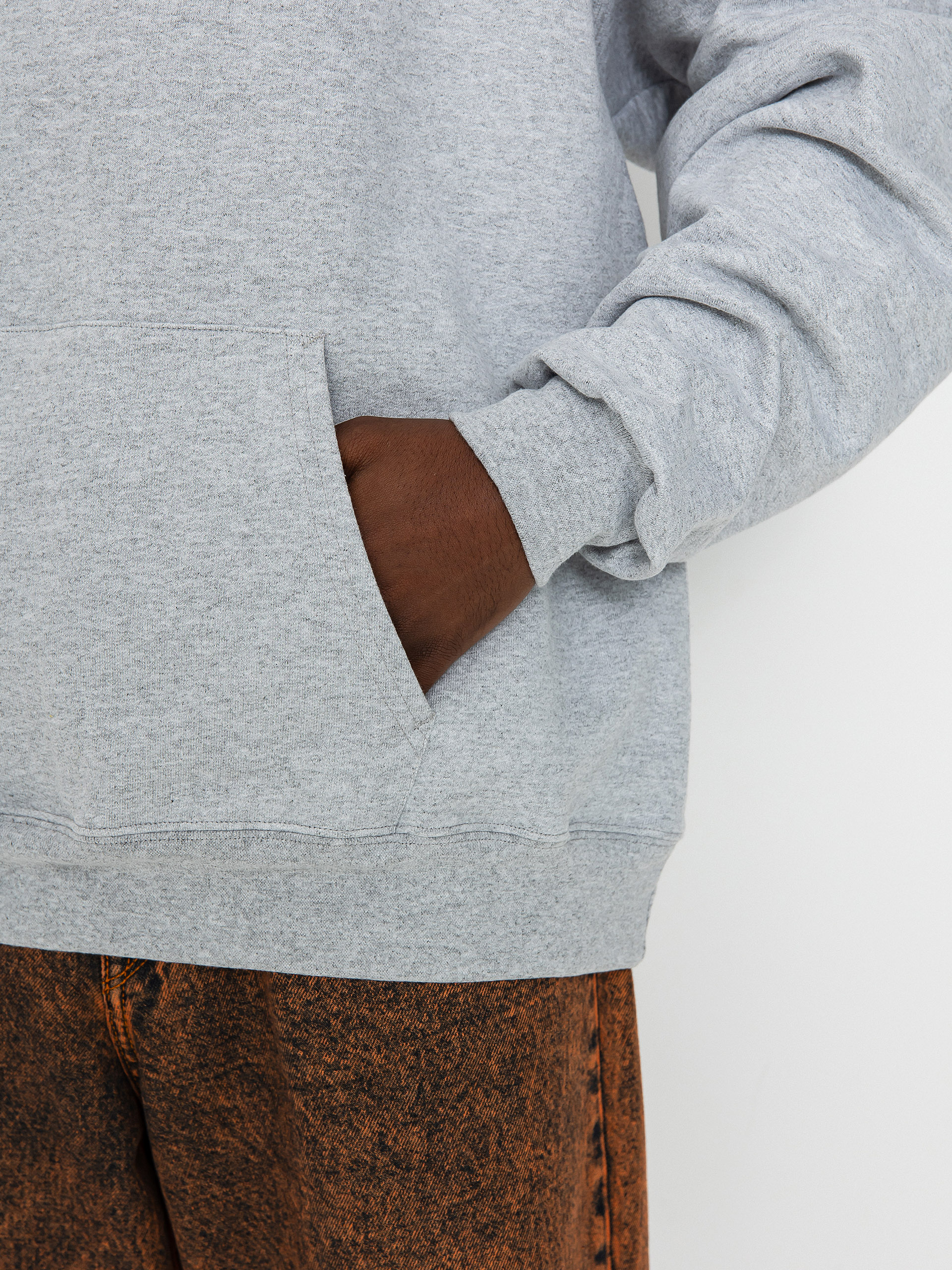 Mikina s kapucí Thrasher Gonz HD (grey/black)