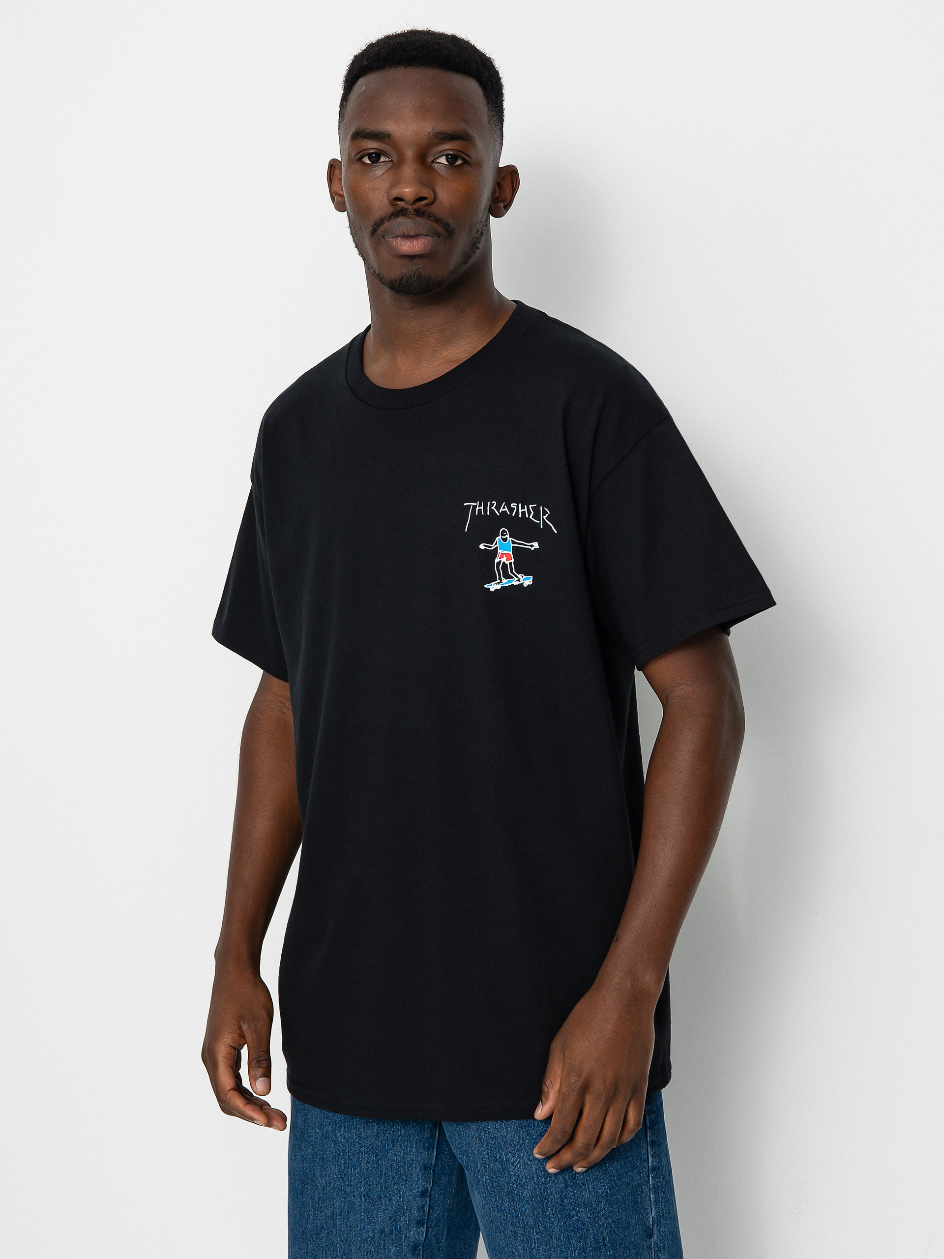 Tričko Thrasher Gonz Mini Logo (black)