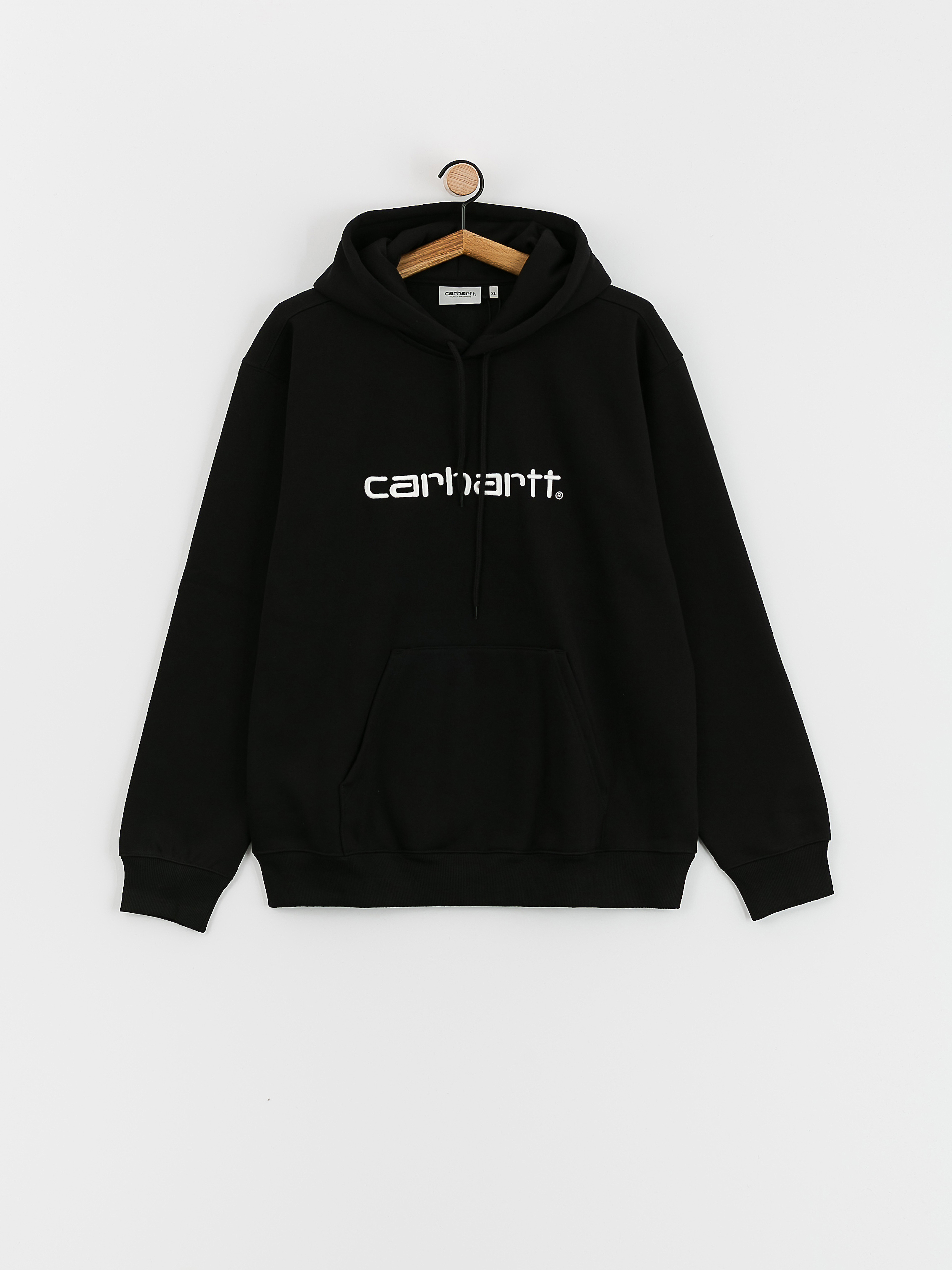 Mikina s kapucí Carhartt WIP Carhartt HD (black/white)