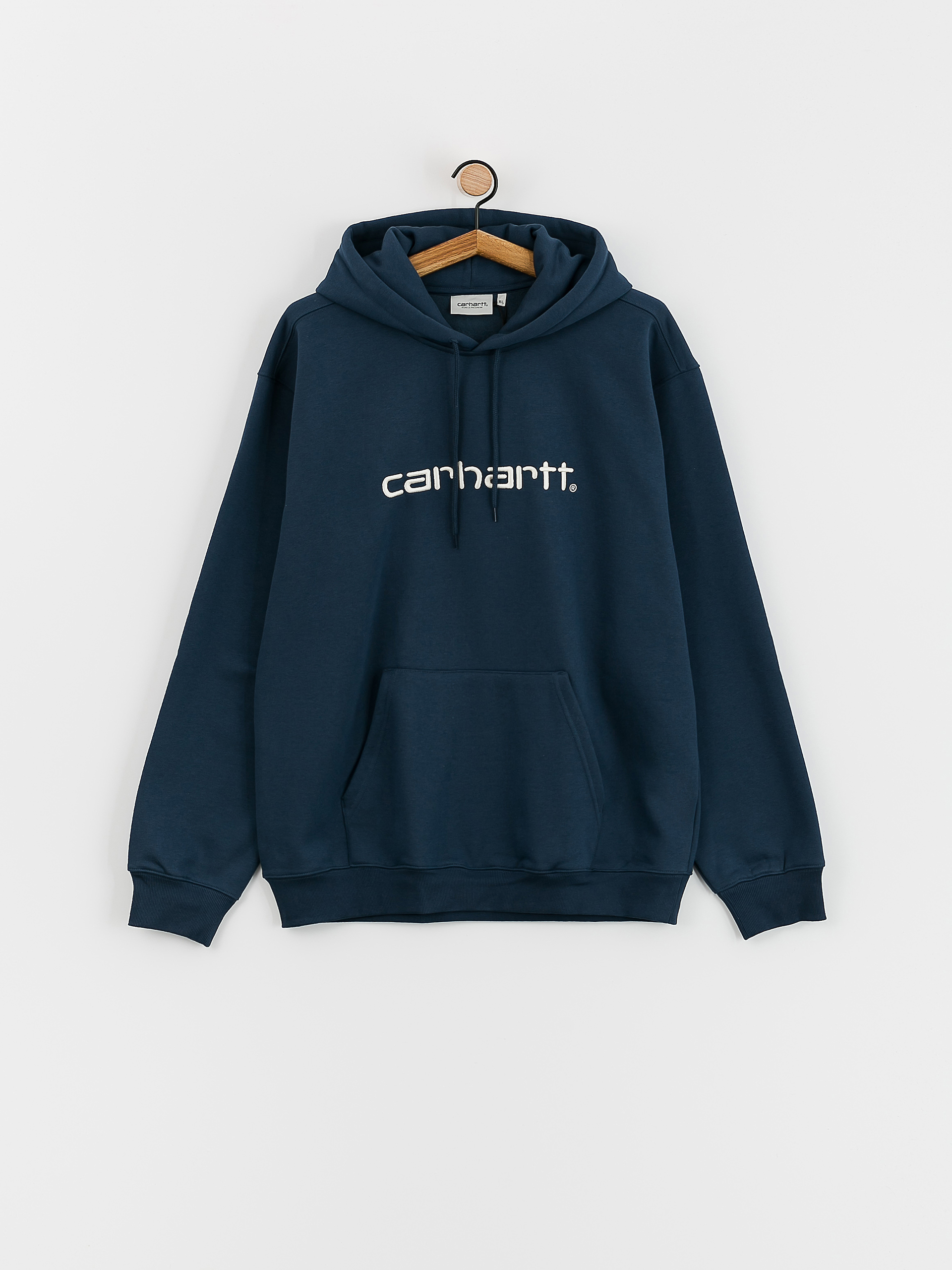 Mikina s kapucí Carhartt WIP Carhartt HD (squid/salt)