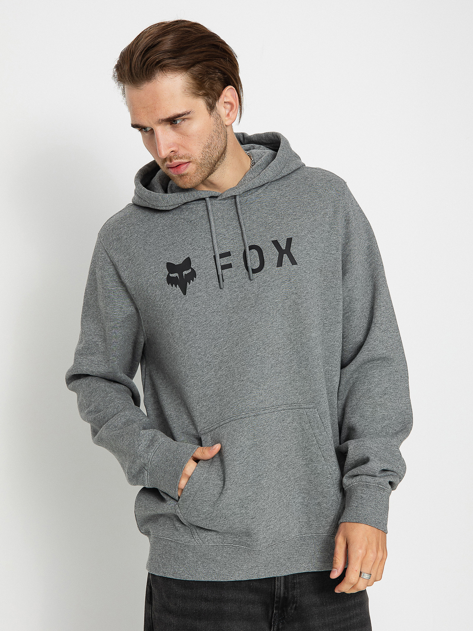 Mikina s kapucí Fox Absolute HD (heather/graphite)