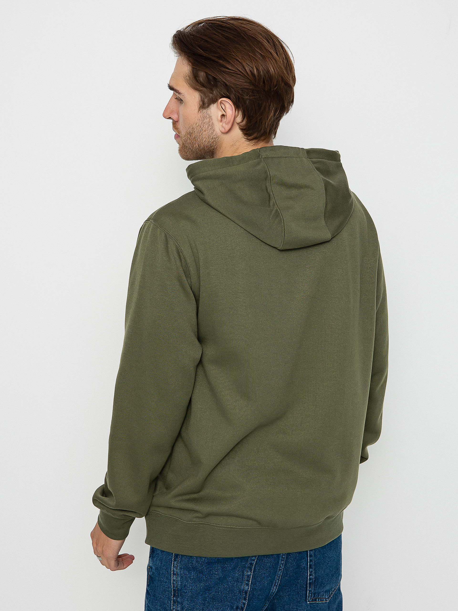 Mikina s kapucí Fox Nontop HD (olive/green)