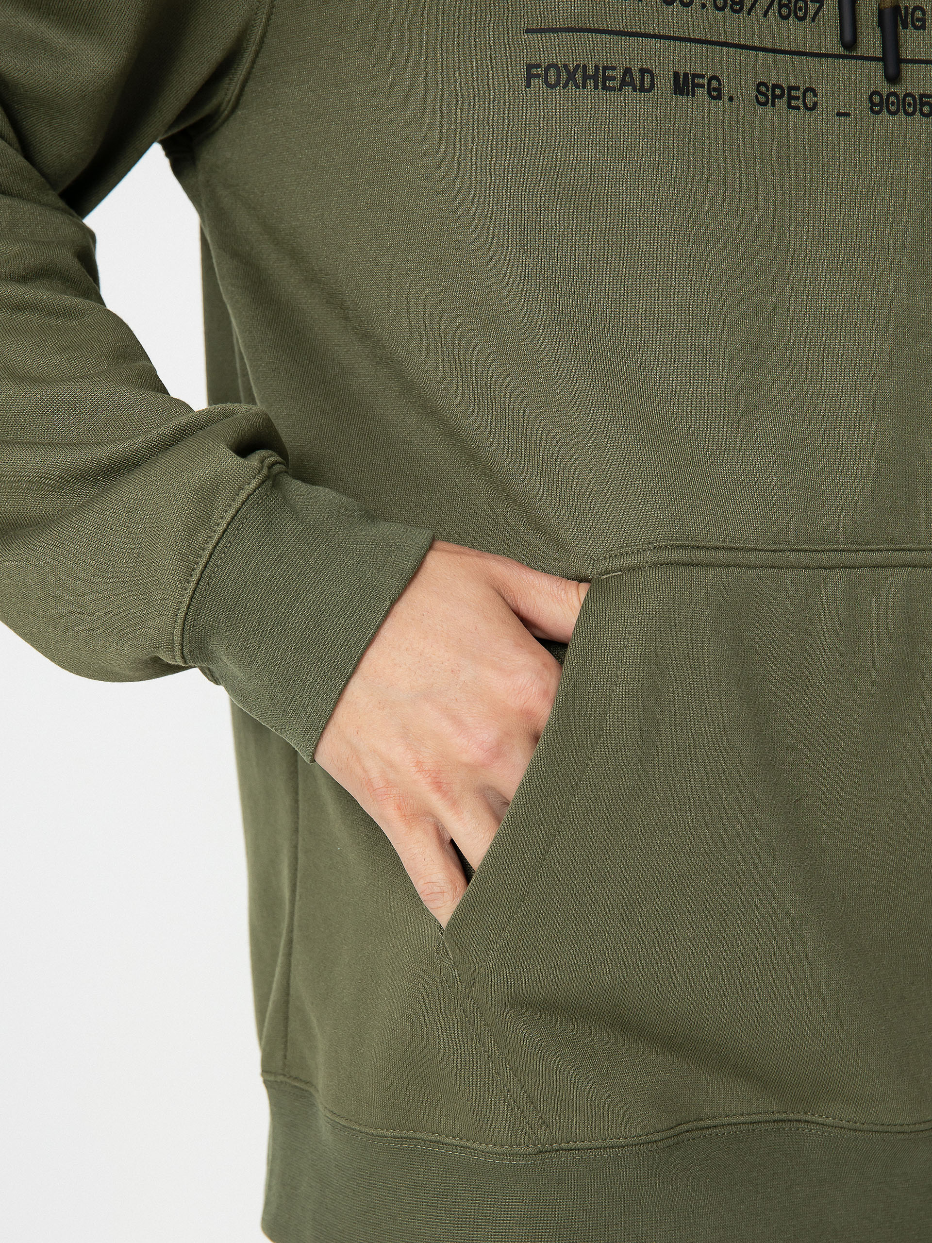 Mikina s kapucí Fox Nontop HD (olive/green)