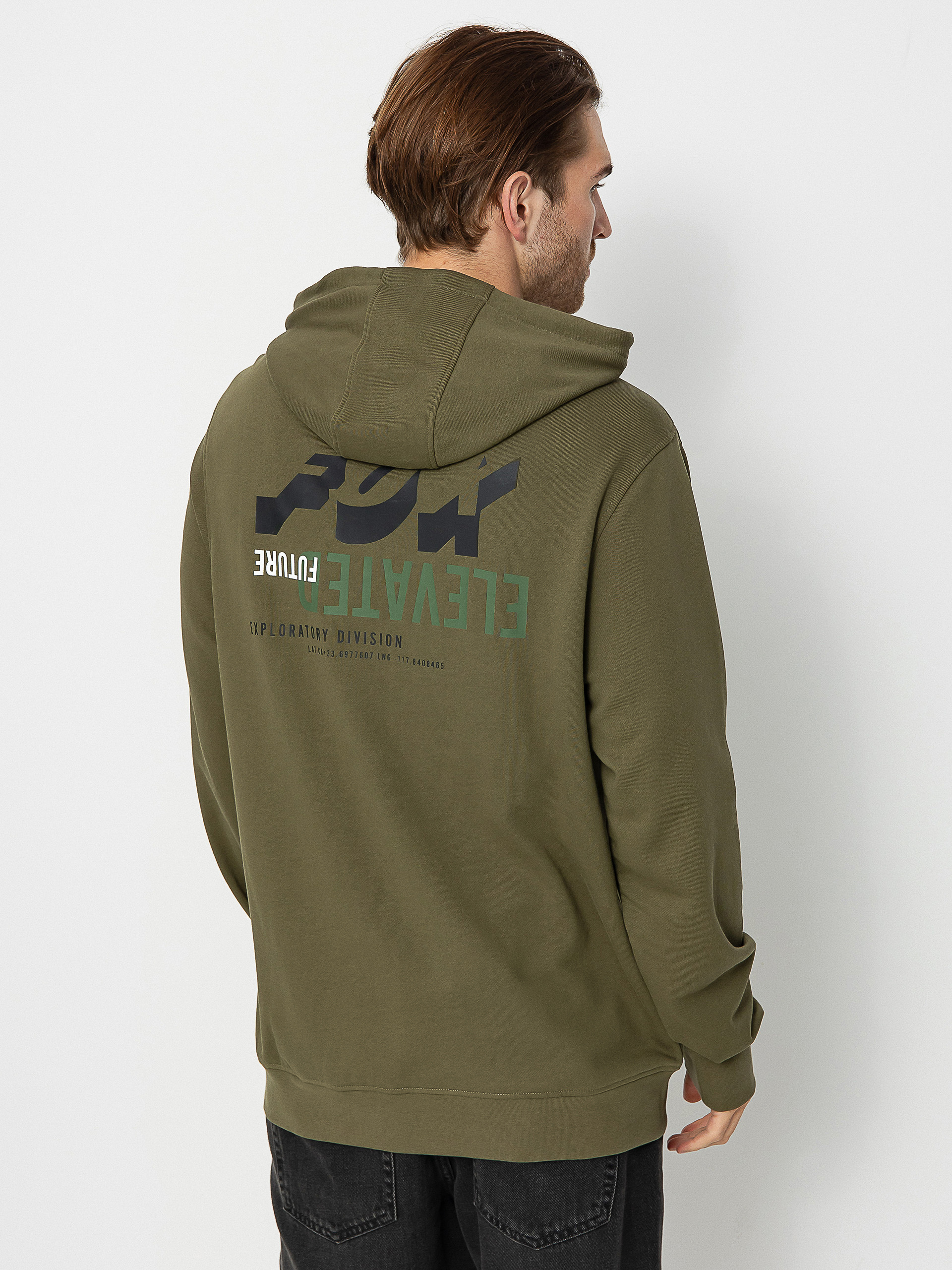 Mikina s kapucí Fox Leo HD (olive/green)