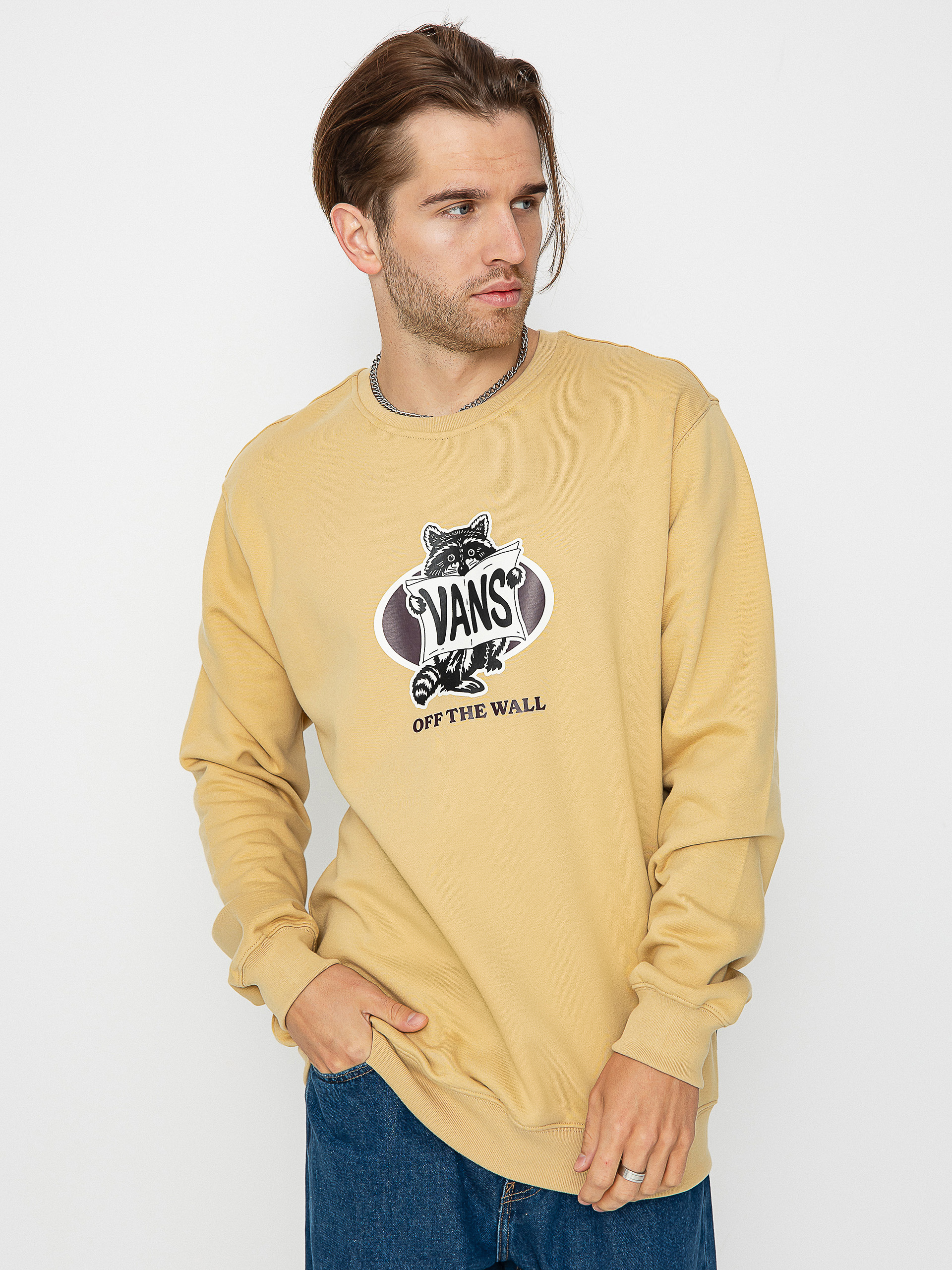 Mikina Vans Racks Crew (taos taupe)