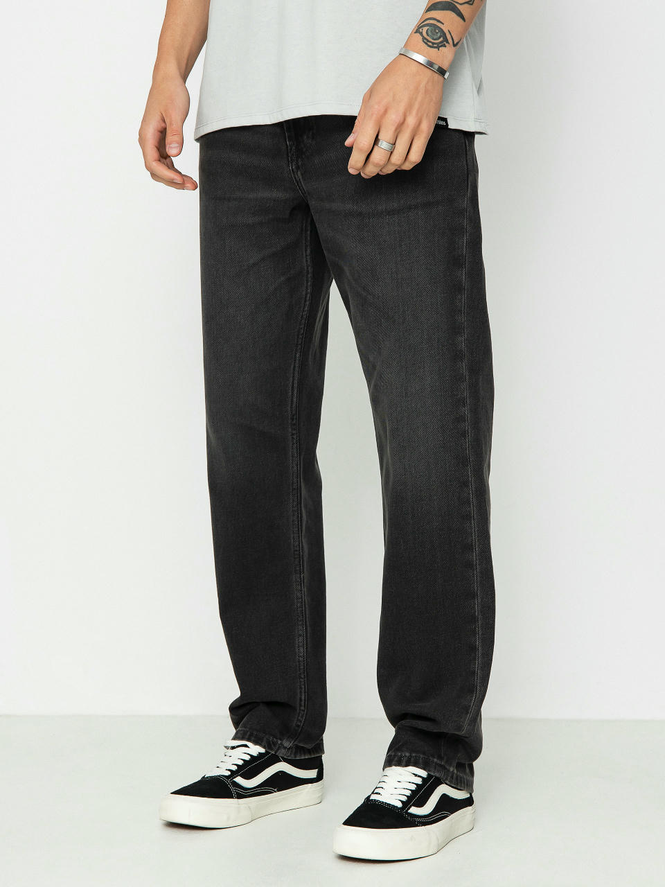 Kalhoty DC Worker Relaxed (black denim)