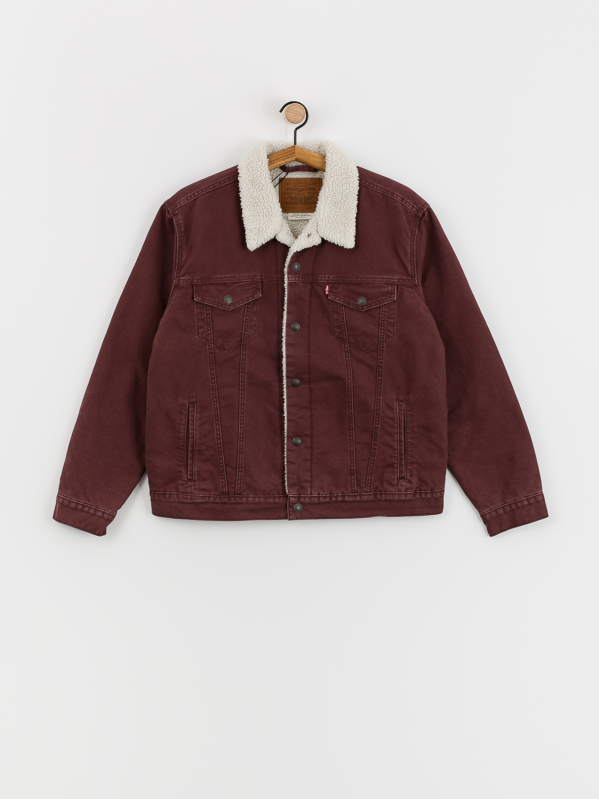 Bunda Levi's® Type 3 Sherpa Trucker (decadent chocolate)