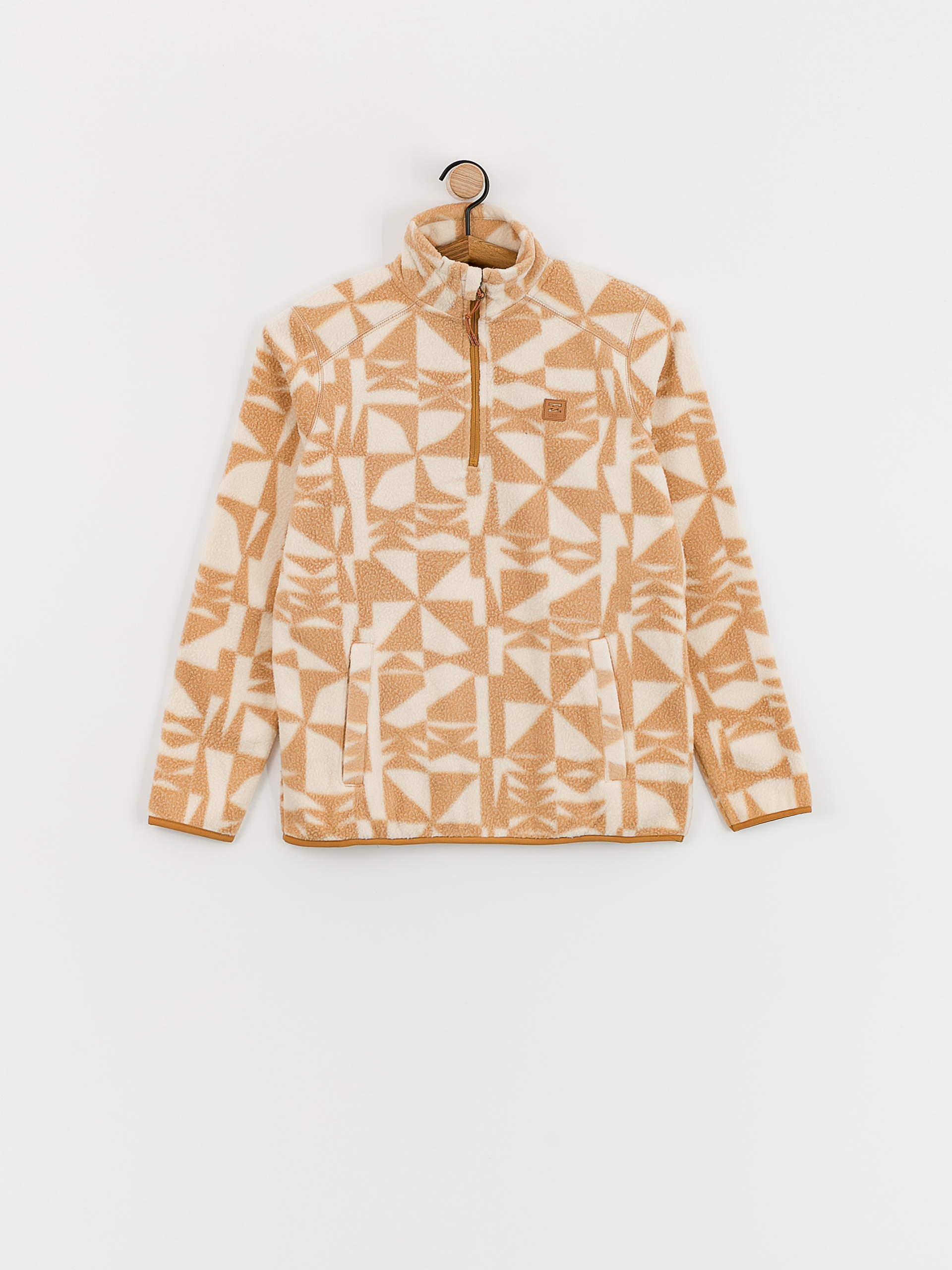 Dámský Fleecová mikina Billabong Boundary Mock 3 (latte)