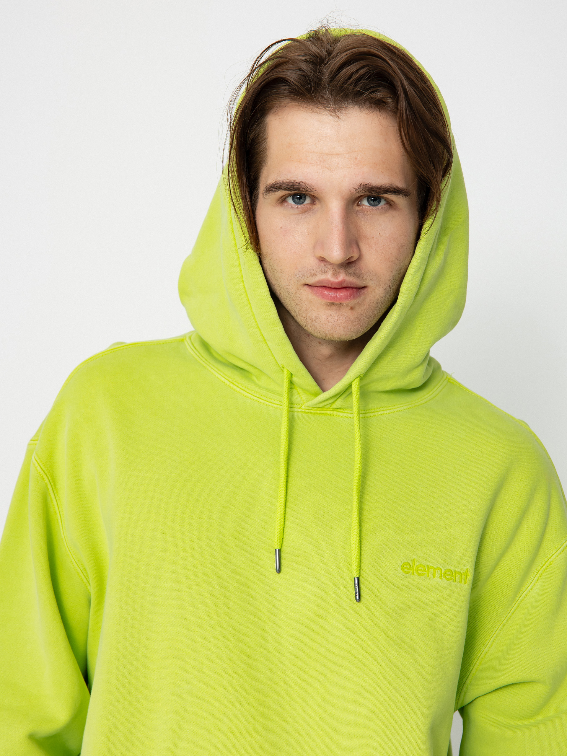 Mikina Element z kapturem Cornell 3.0 (lime punch)