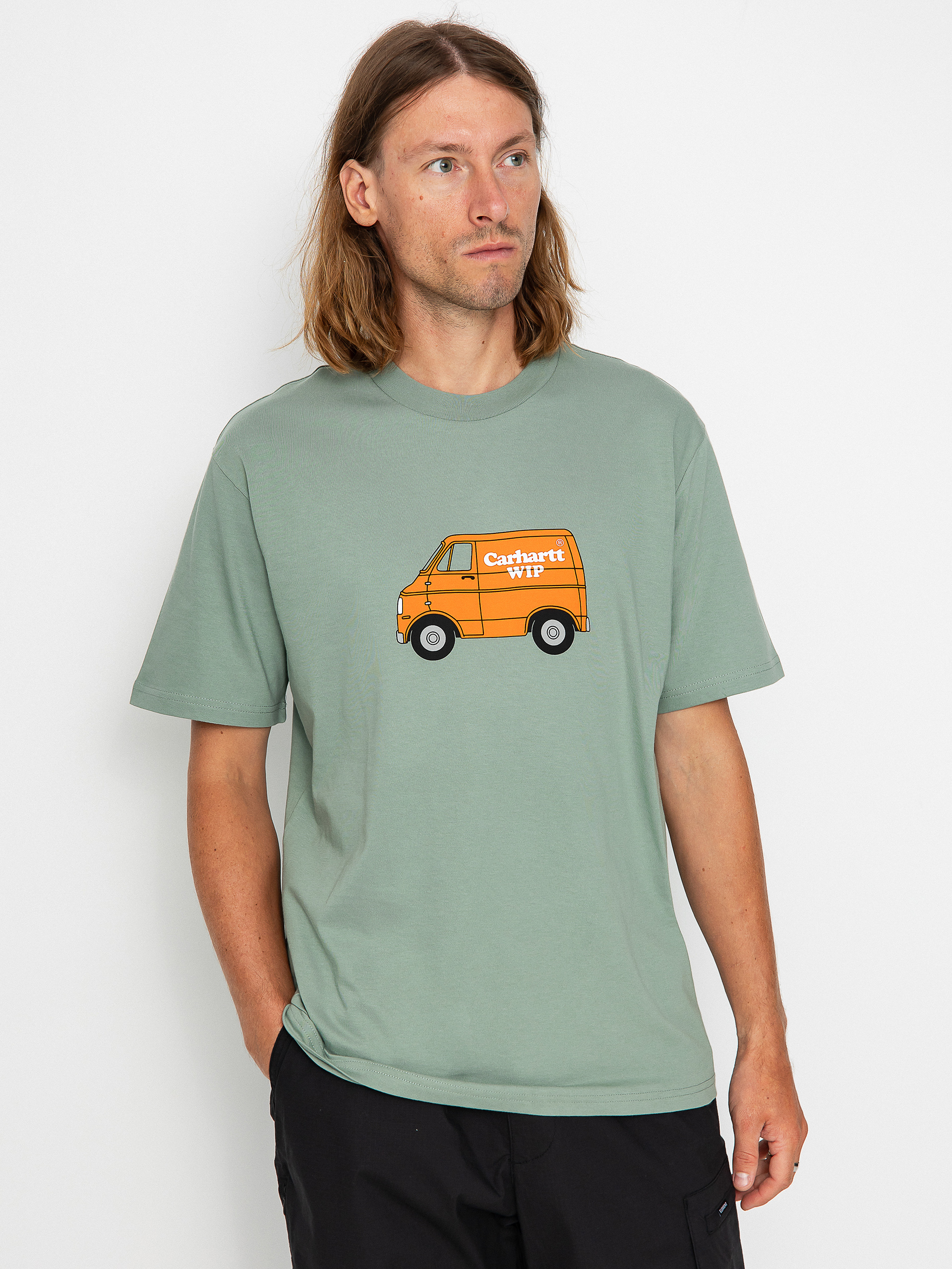 Tričko Carhartt WIP Mystery Machine (glassy teal)