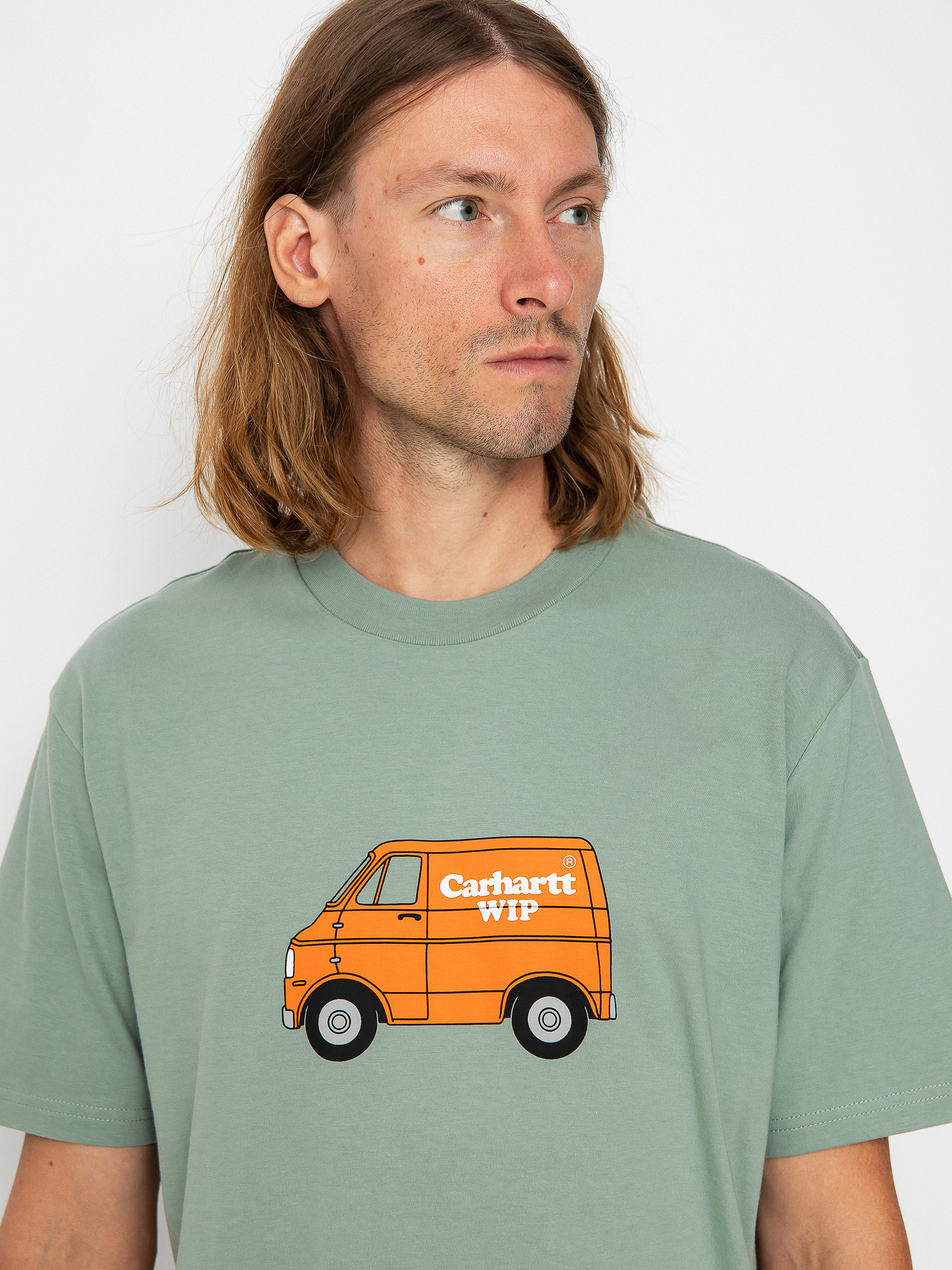 Tričko Carhartt WIP Mystery Machine (glassy teal)