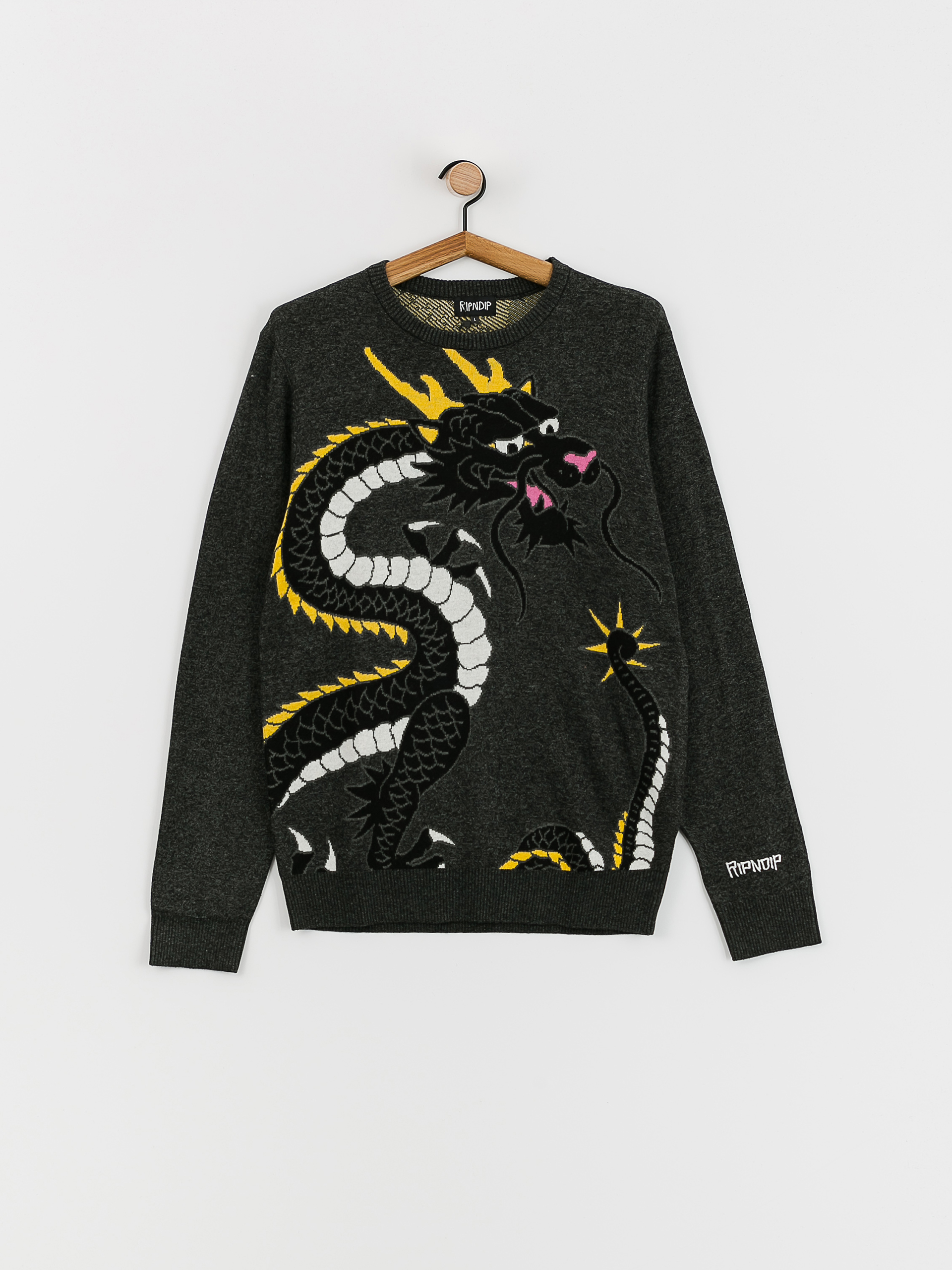 Svetr RipNDip Ryu (black heather)