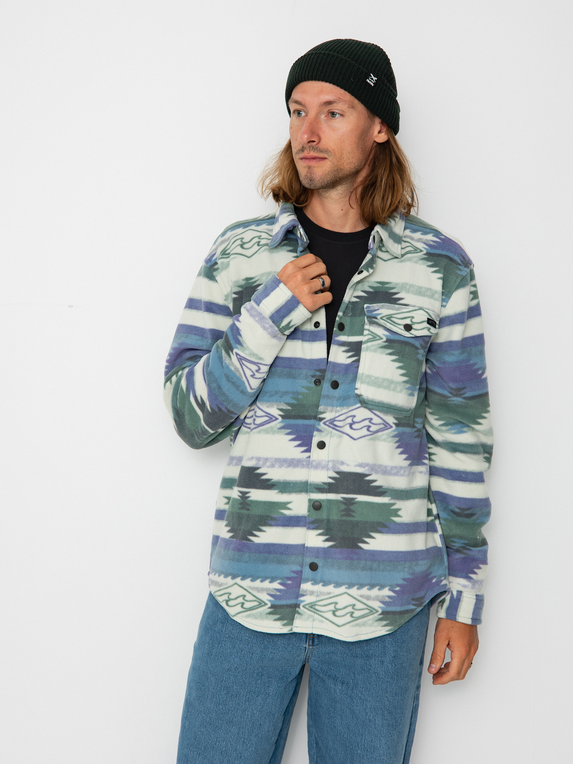 Košile Billabong Furnace Flannel (washed blue)