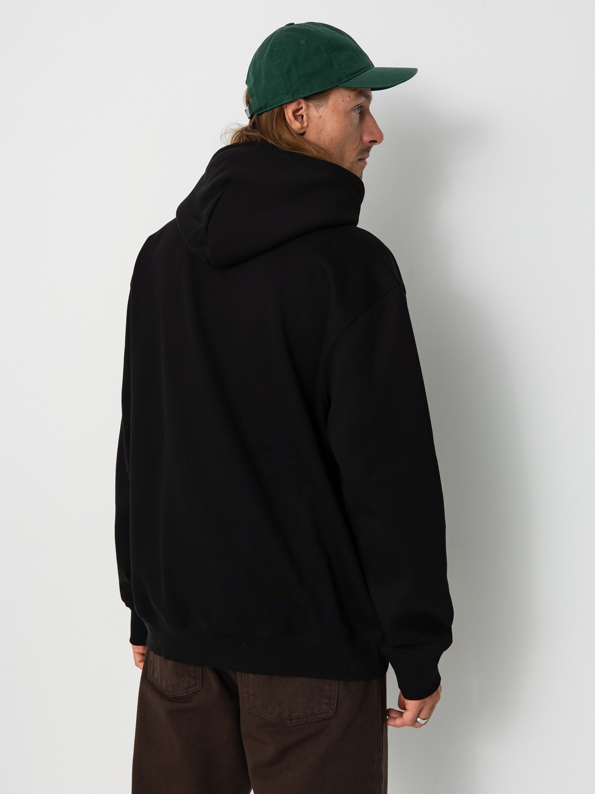 Mikina s kapucí Carhartt WIP Carhartt HD (black/white)