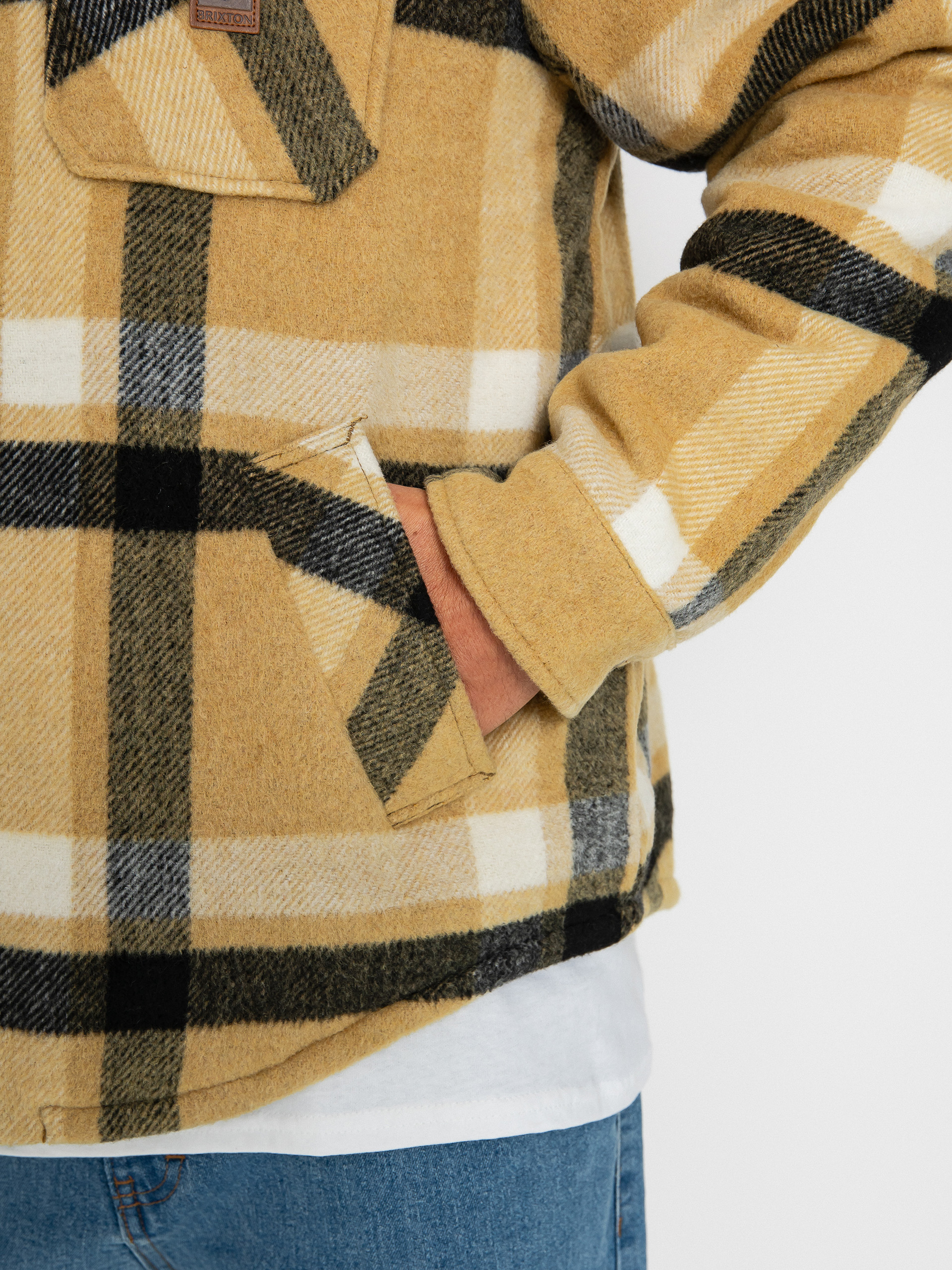 Bunda Brixton Durham Lined (antelope/off white/black)