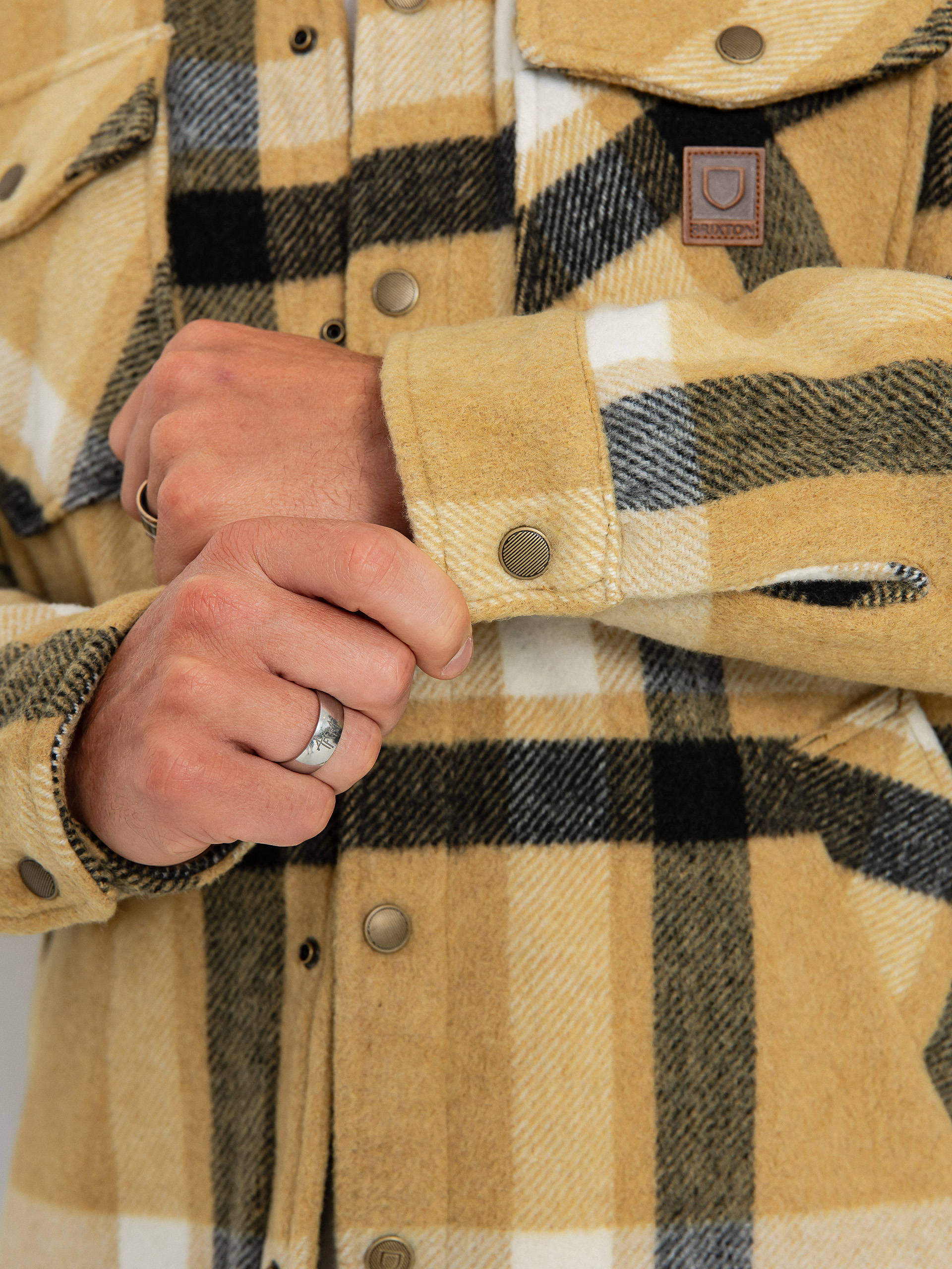 Bunda Brixton Durham Lined (antelope/off white/black)