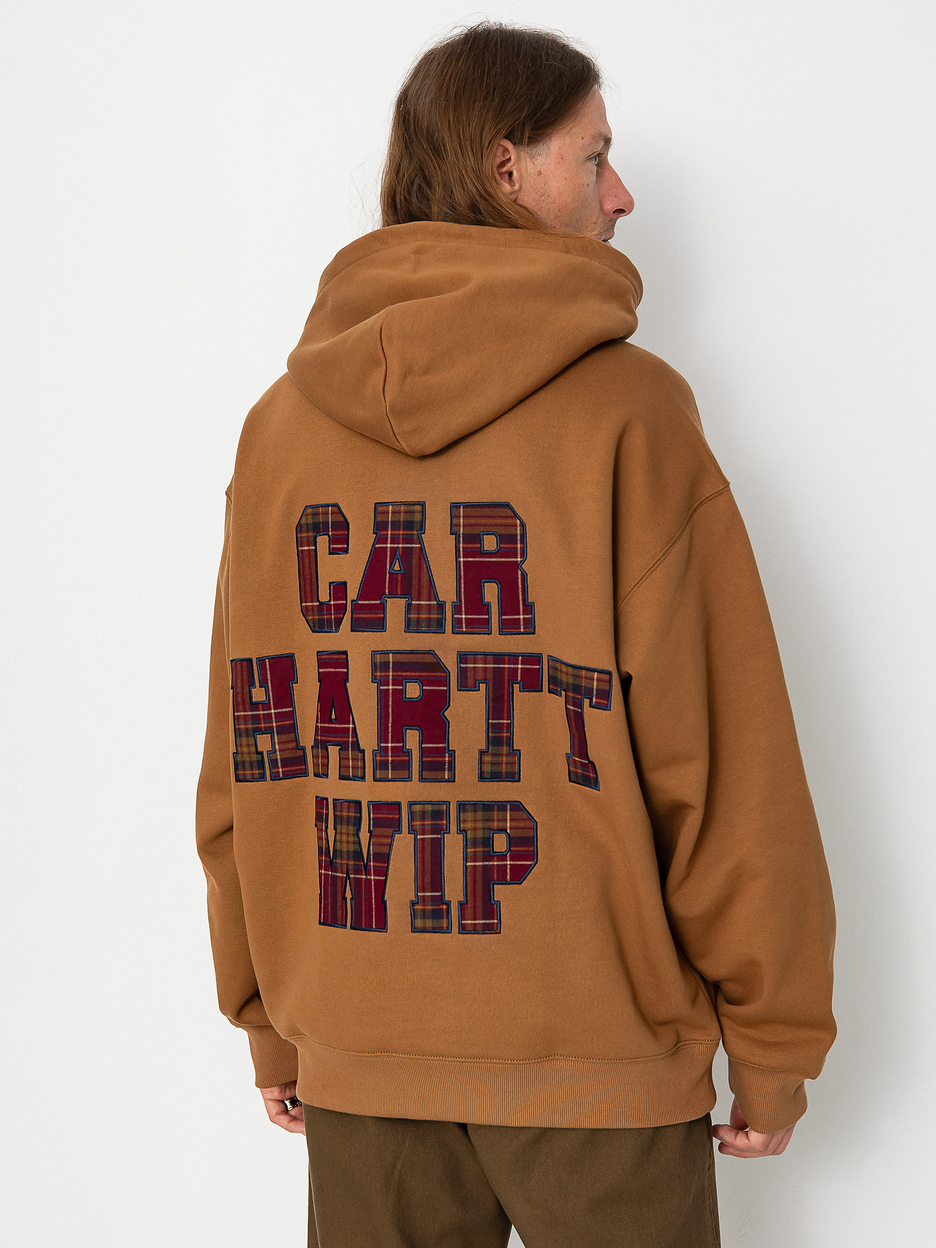 Mikina s kapucí Carhartt WIP Wiles HD (hamilton brown)