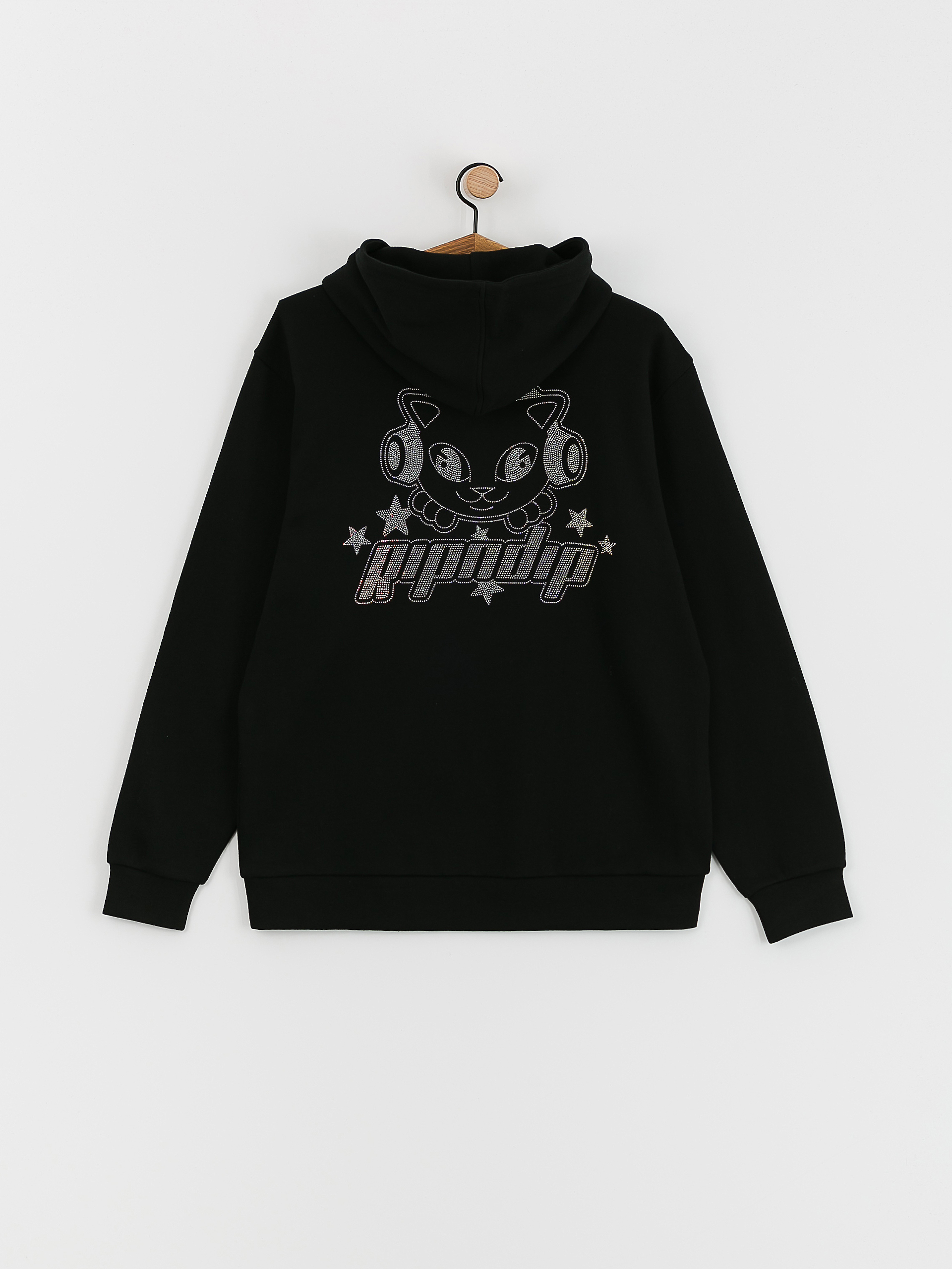 Mikina s kapucí RipNDip Kawaii Nerm HD (black)