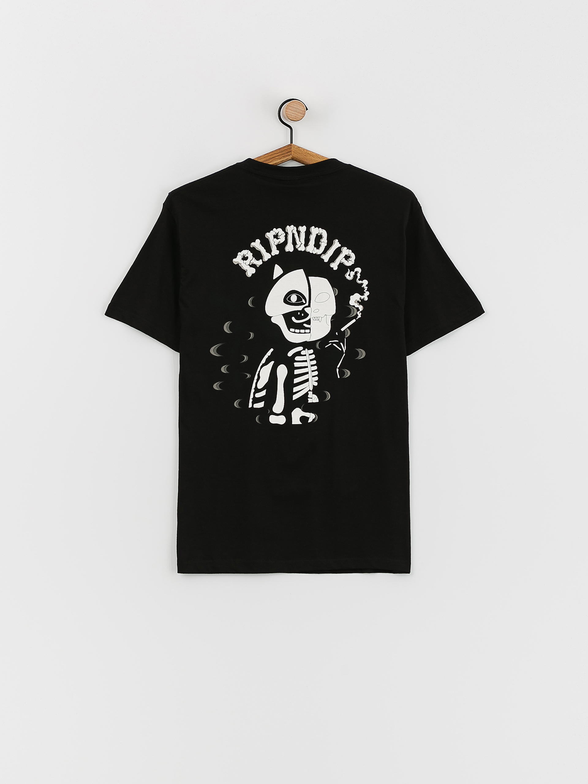 Tričko RipNDip Skelly Nerm Smokes (black)