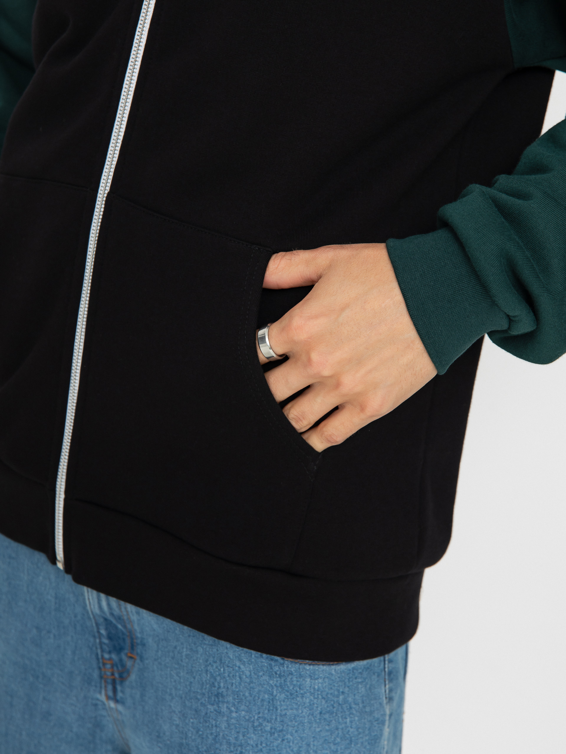 Mikina s kapucí Iriedaily De College 2 ZHD (night forest)