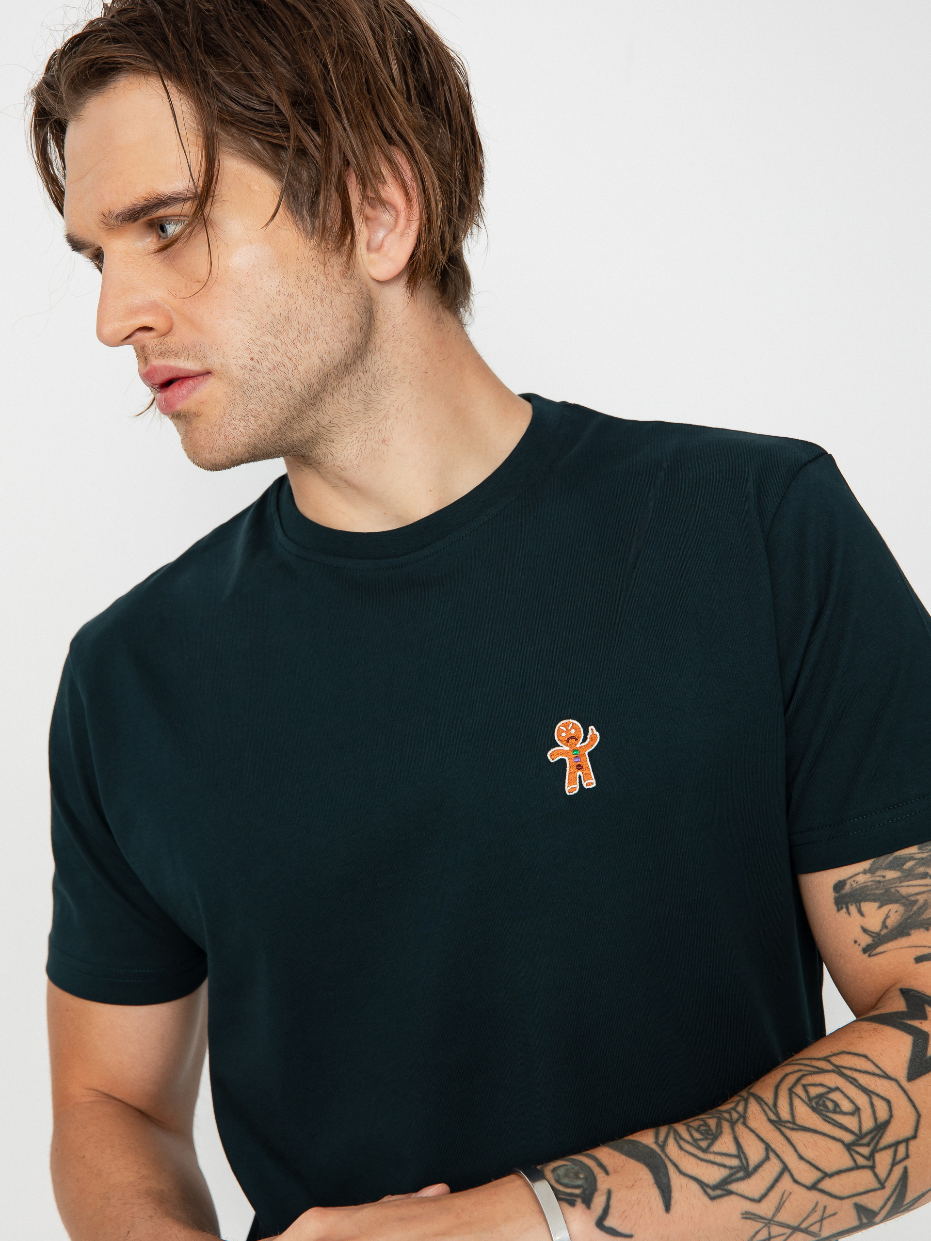 Tričko Iriedaily Cookieman Emb (night forest)