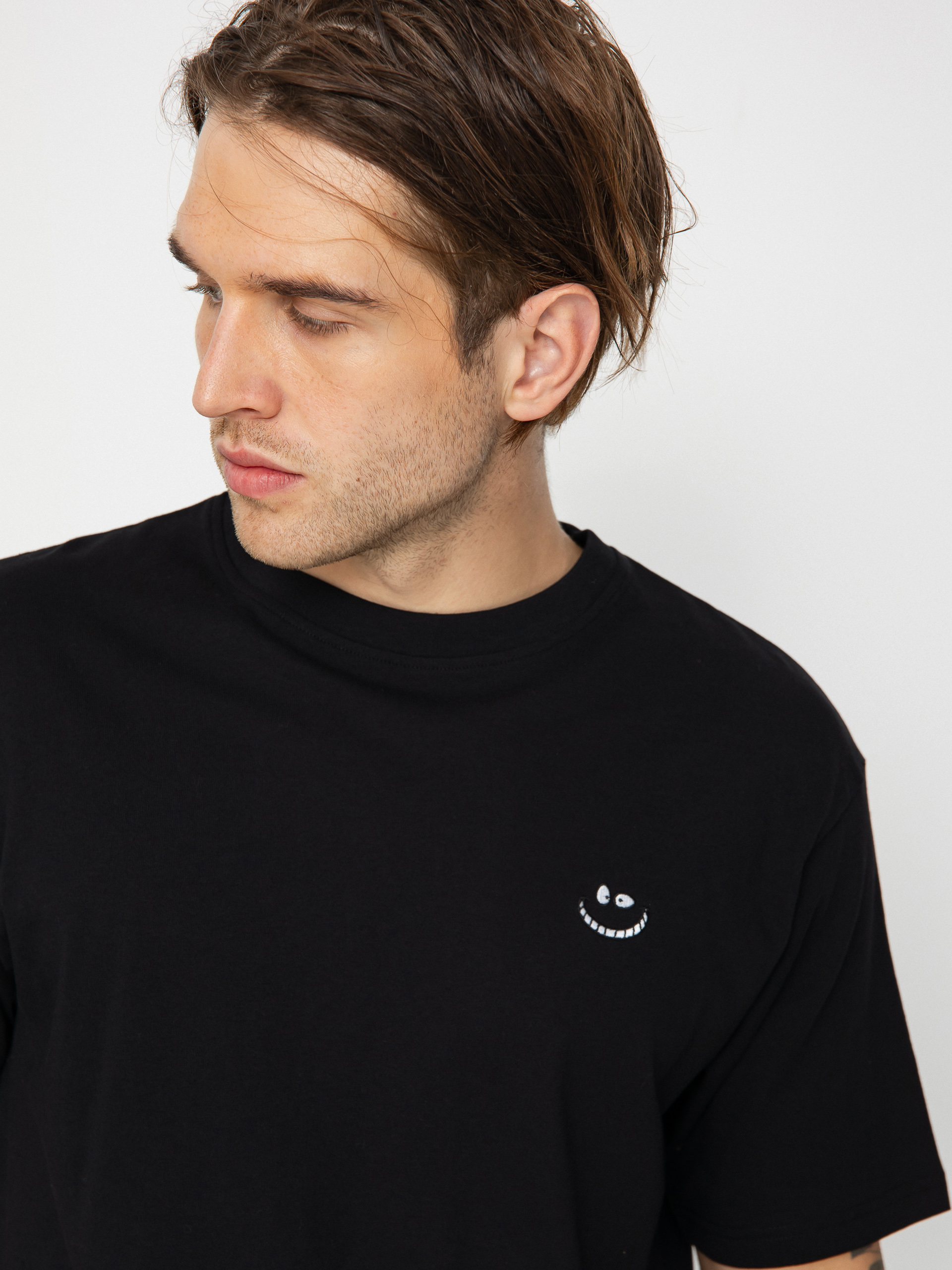 Tričko Iriedaily Grin Cat (black)