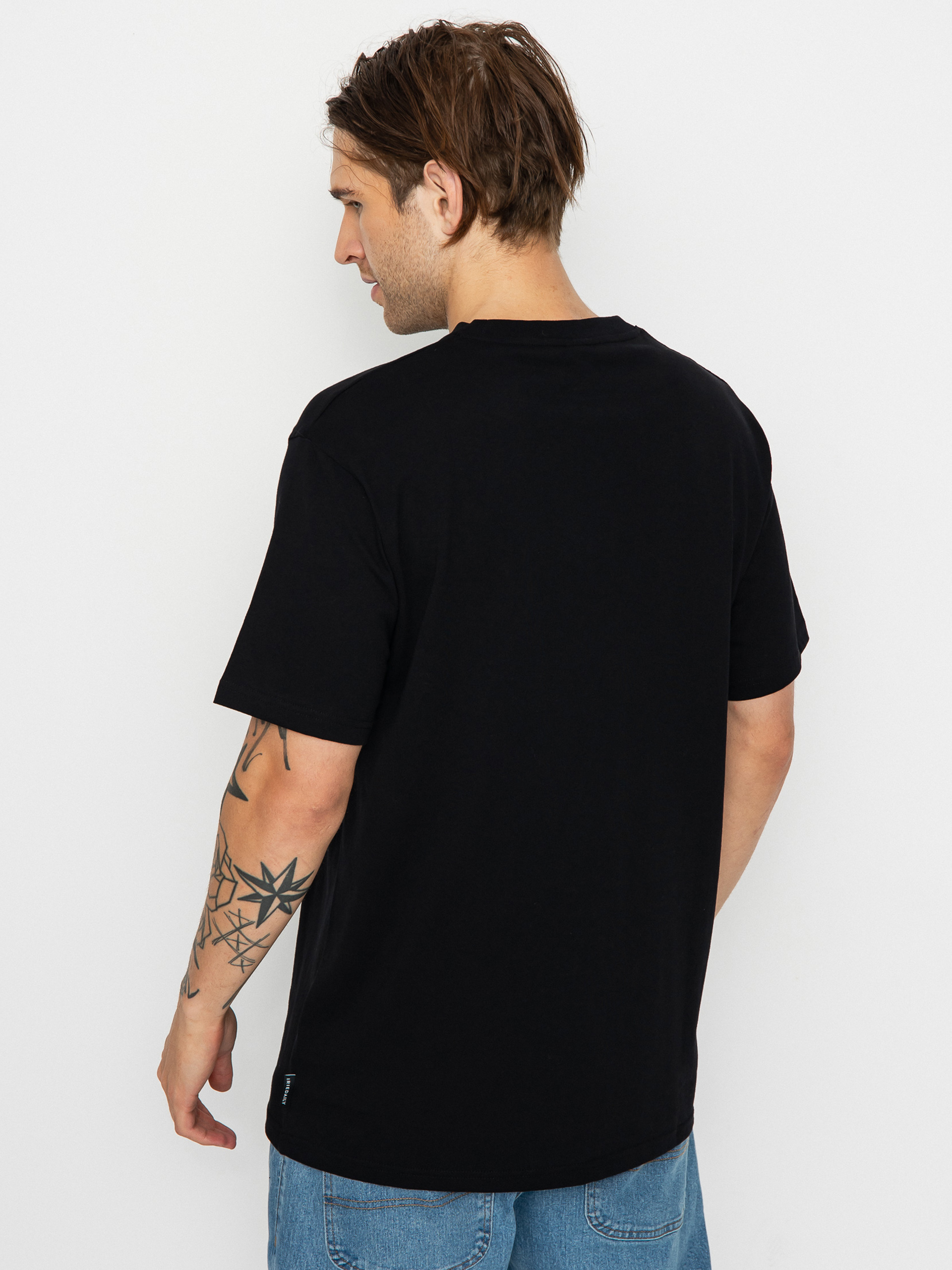 Tričko Iriedaily Grin Cat (black)