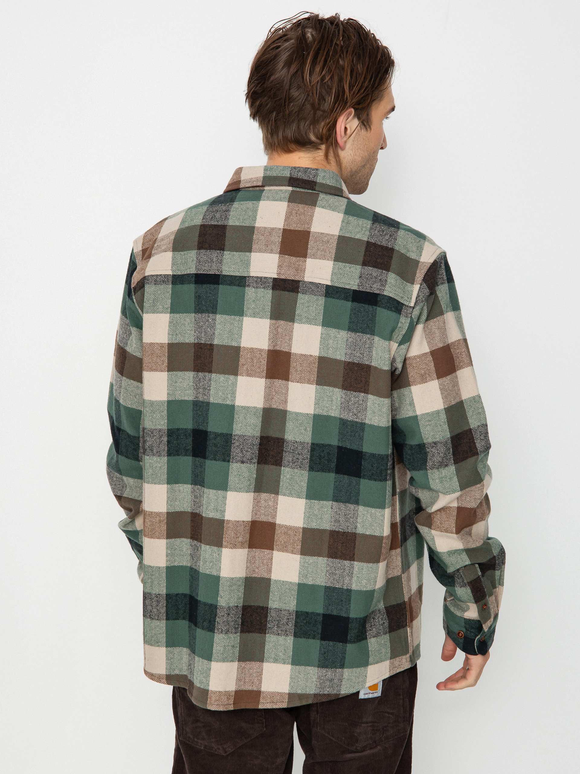 Košile Iriedaily Lumber Fella (jungle green)