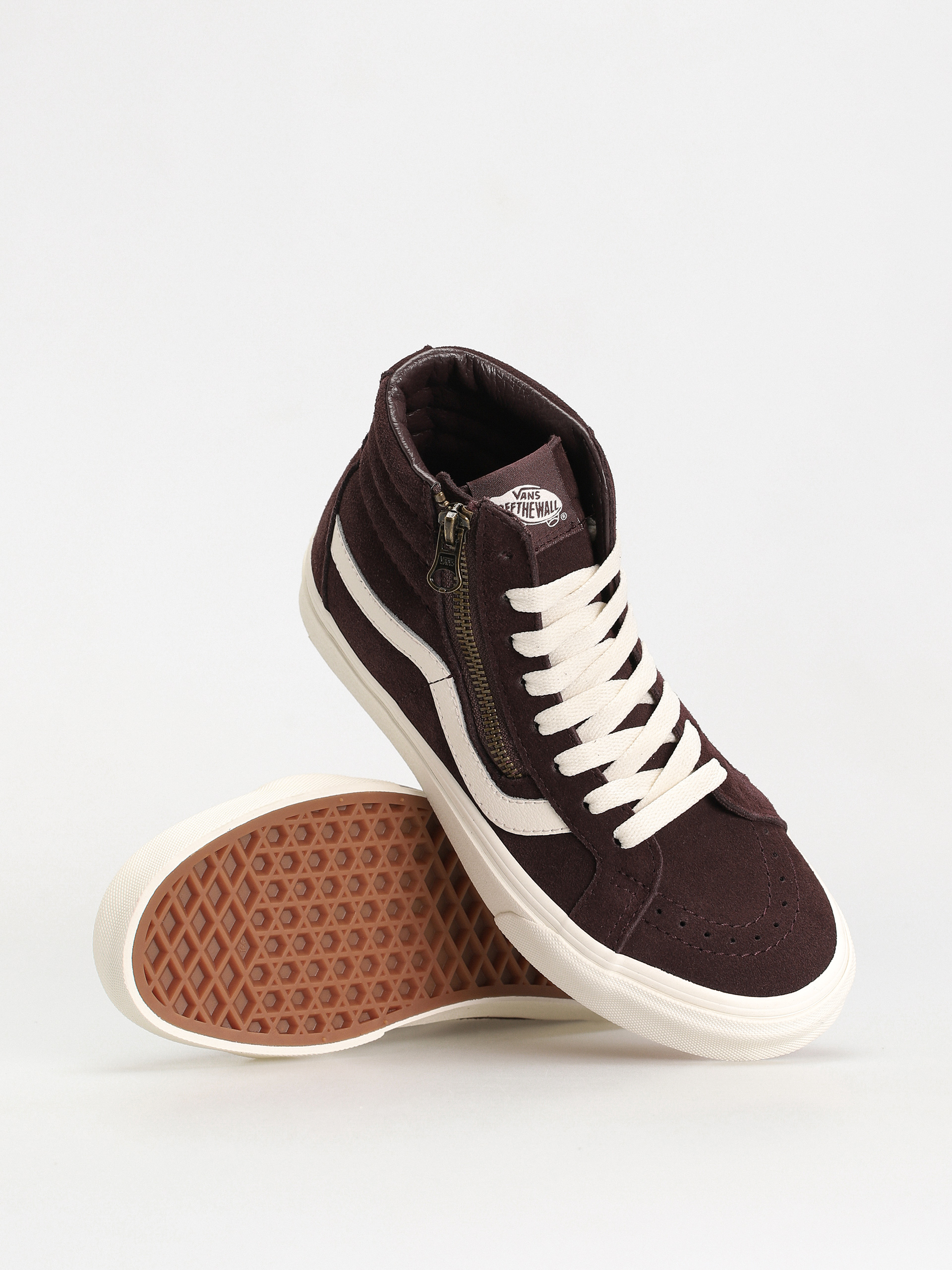 Boty Vans Sk8 Hi Reissue Side Zip (cozy hug dark brown)