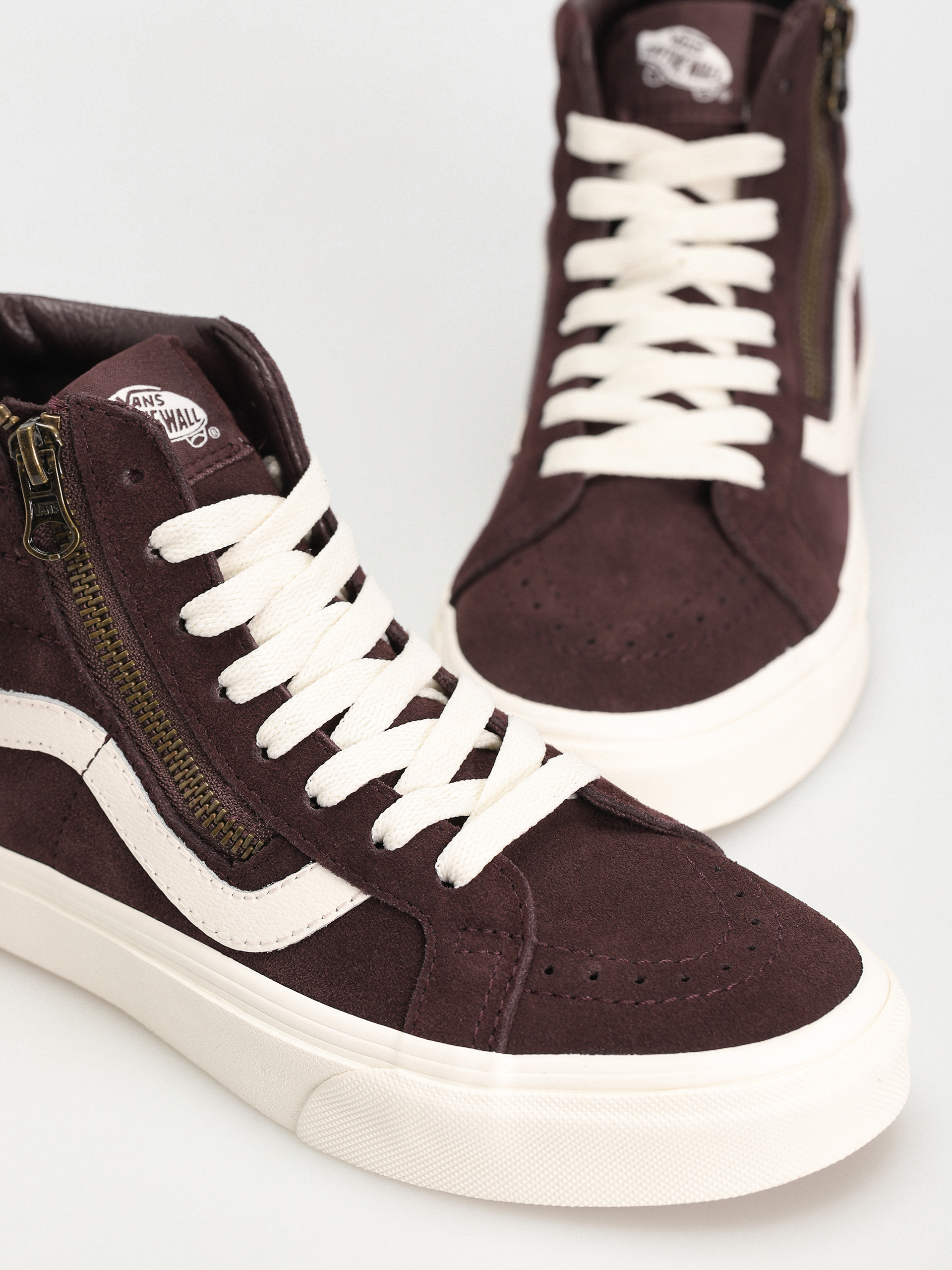 Boty Vans Sk8 Hi Reissue Side Zip (cozy hug dark brown)