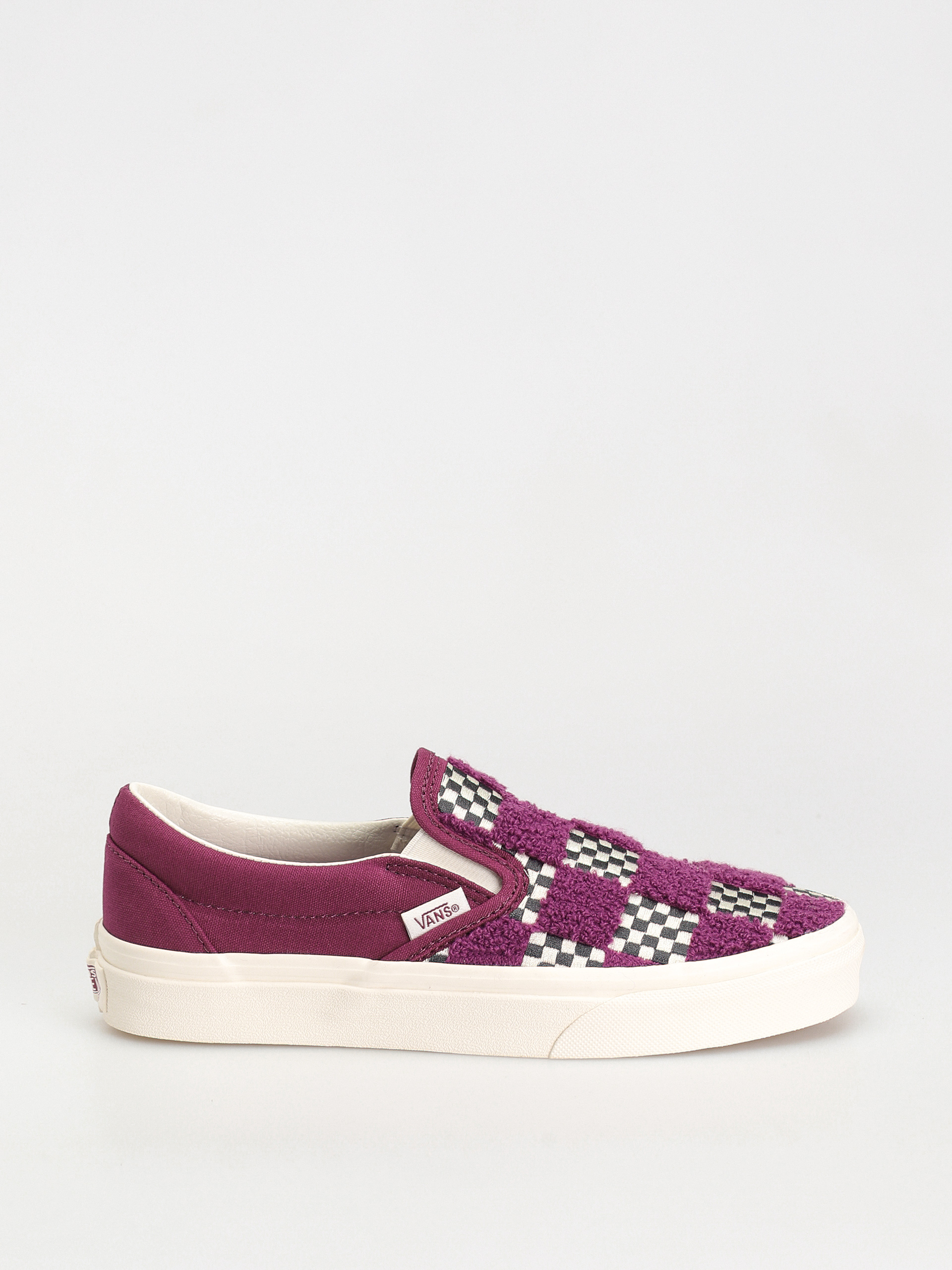 Boty Vans Classic Slip On (tufted check dark purple)