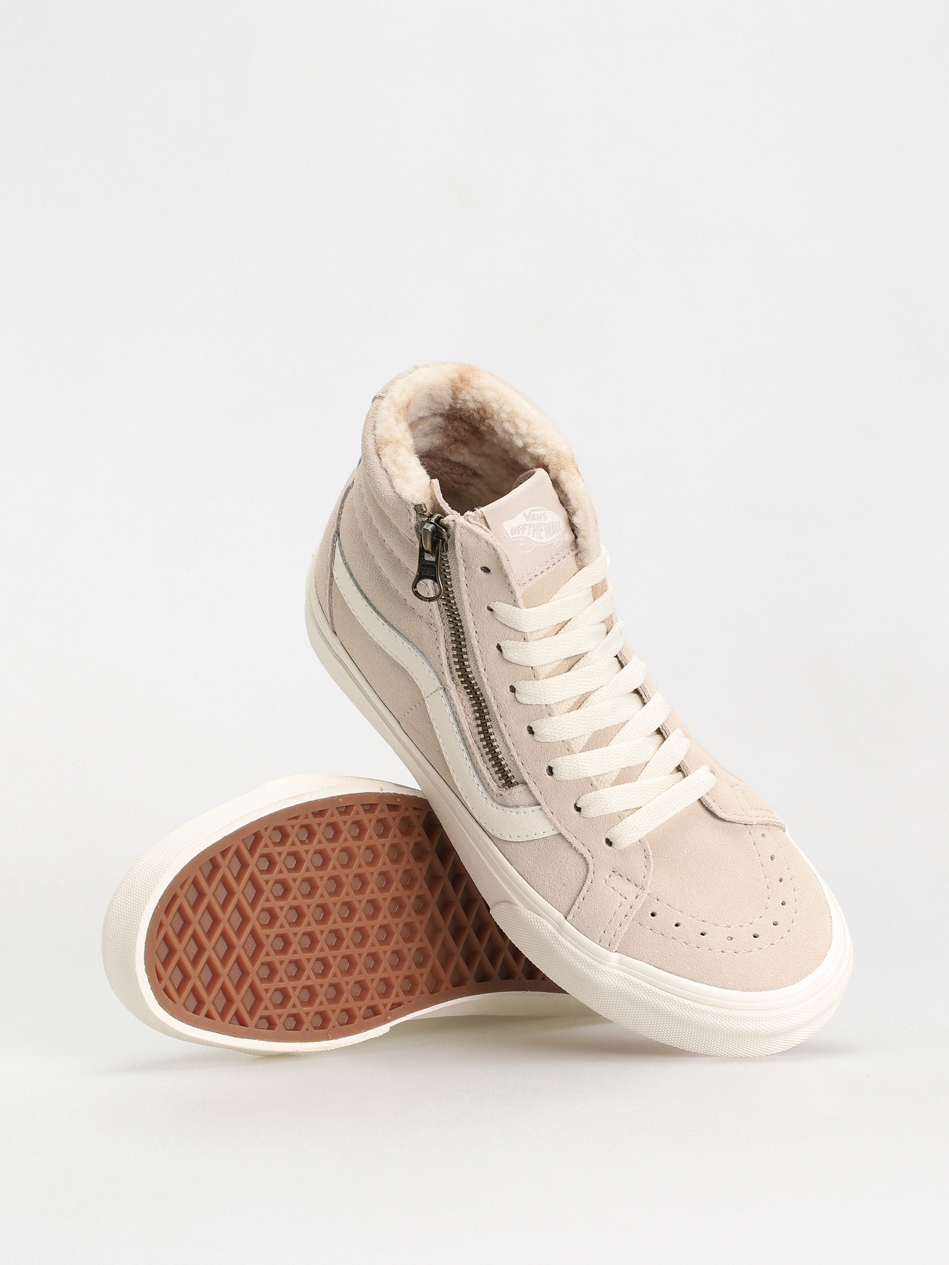 Boty Vans Sk8 Hi Reissue Side Zip (cozy hug french oak)