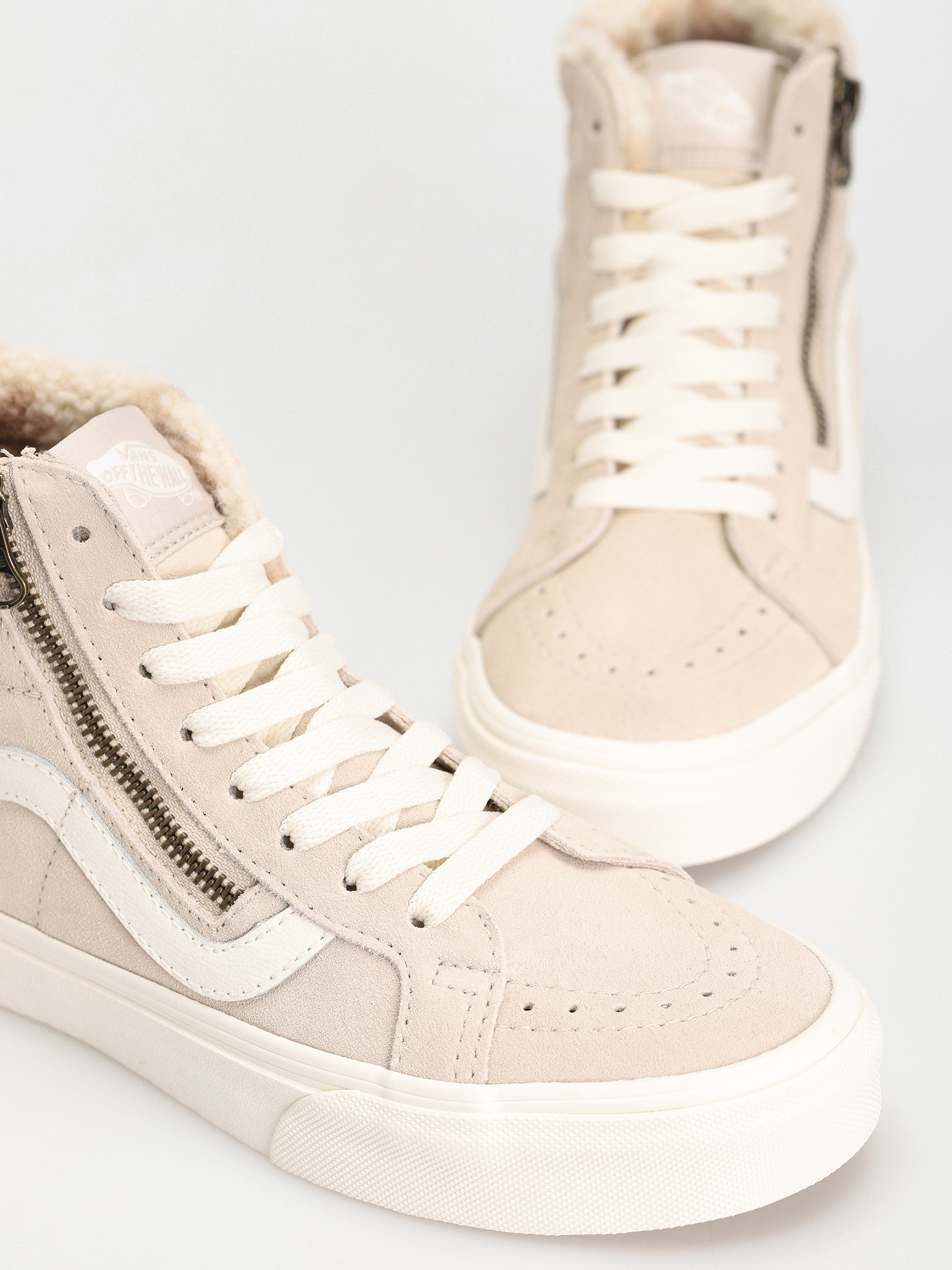 Boty Vans Sk8 Hi Reissue Side Zip (cozy hug french oak)