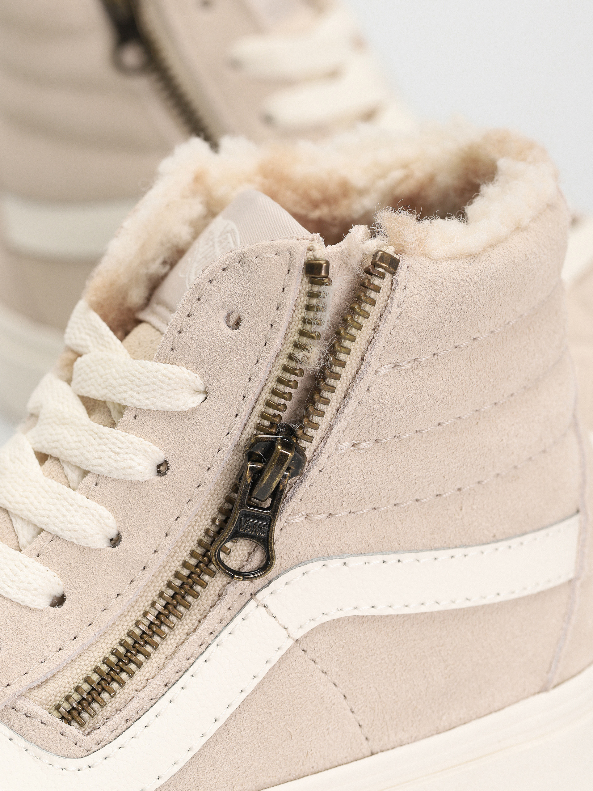 Boty Vans Sk8 Hi Reissue Side Zip (cozy hug french oak)