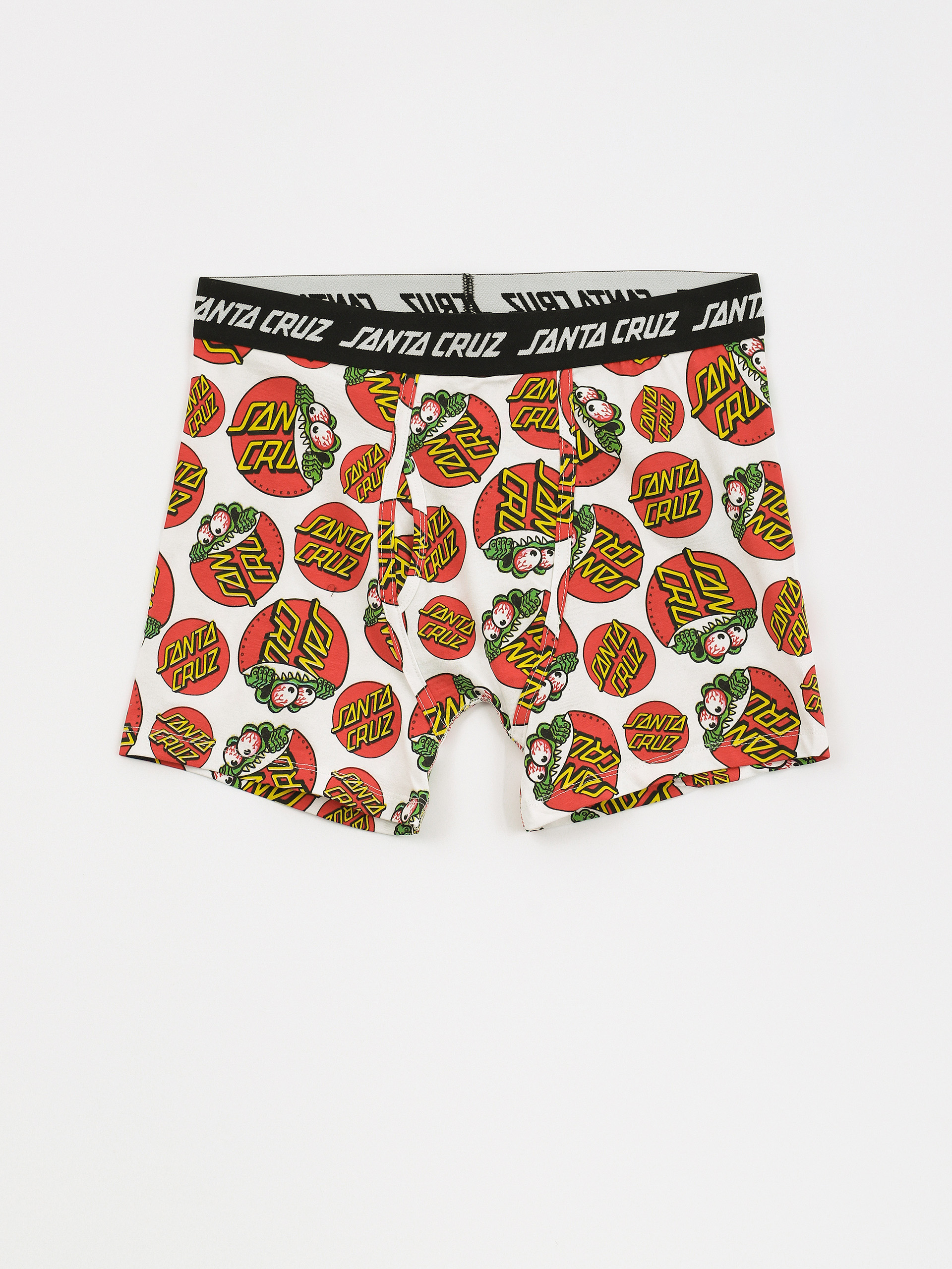 Spodní prádlo Santa Cruz Beware Dot Boxer Brief (white)