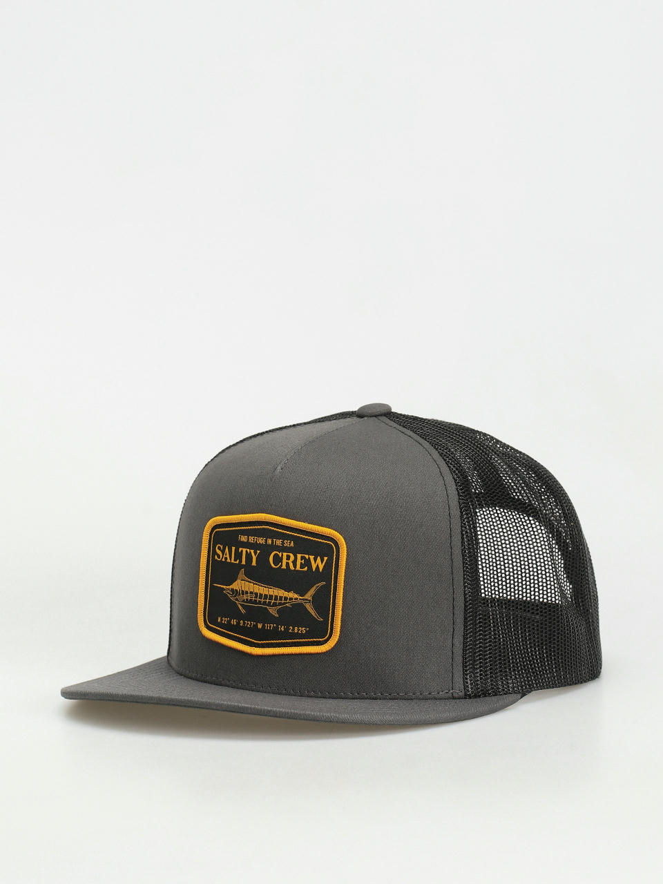 Kšiltovka  Salty Crew Stealth Trucker (charcoal/black)