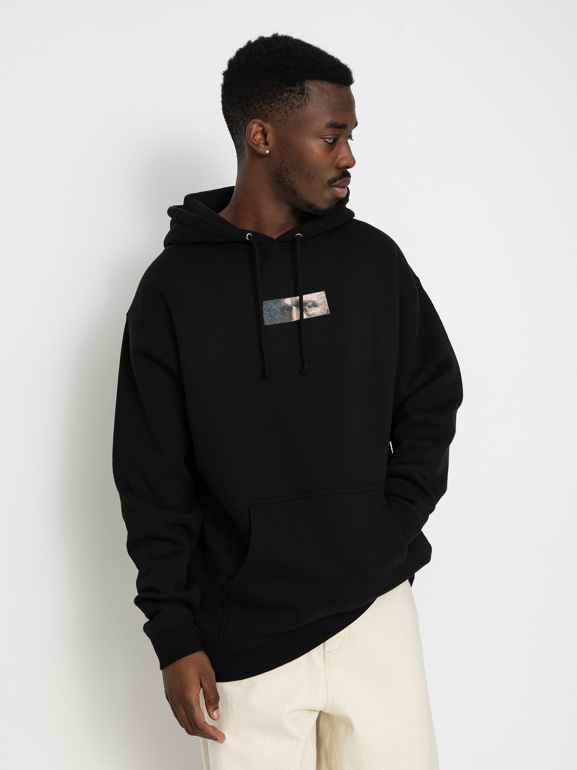 Mikina s kapucí RipNDip Van Nermal HD (black)