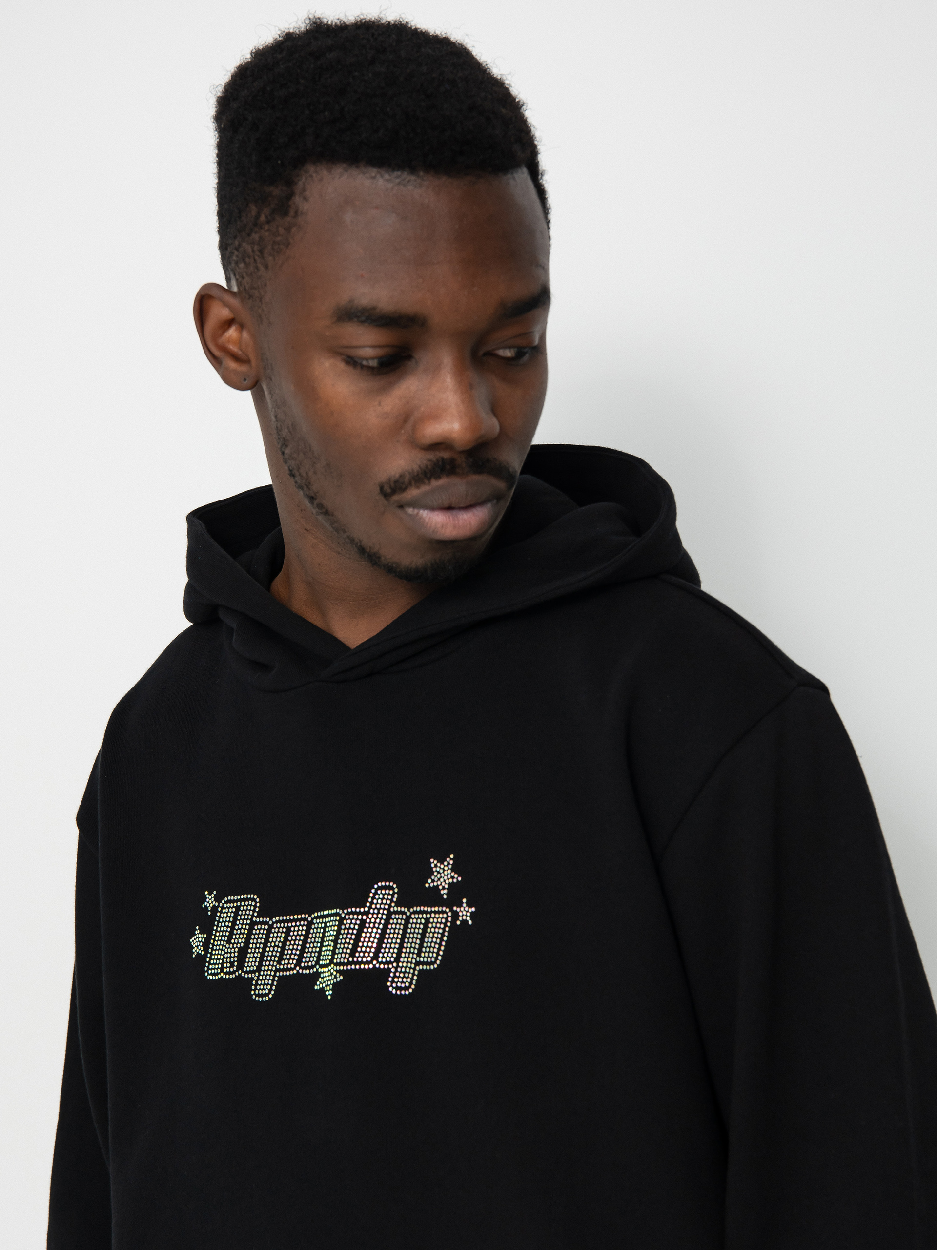 Mikina s kapucí RipNDip Kawaii Nerm HD (black)
