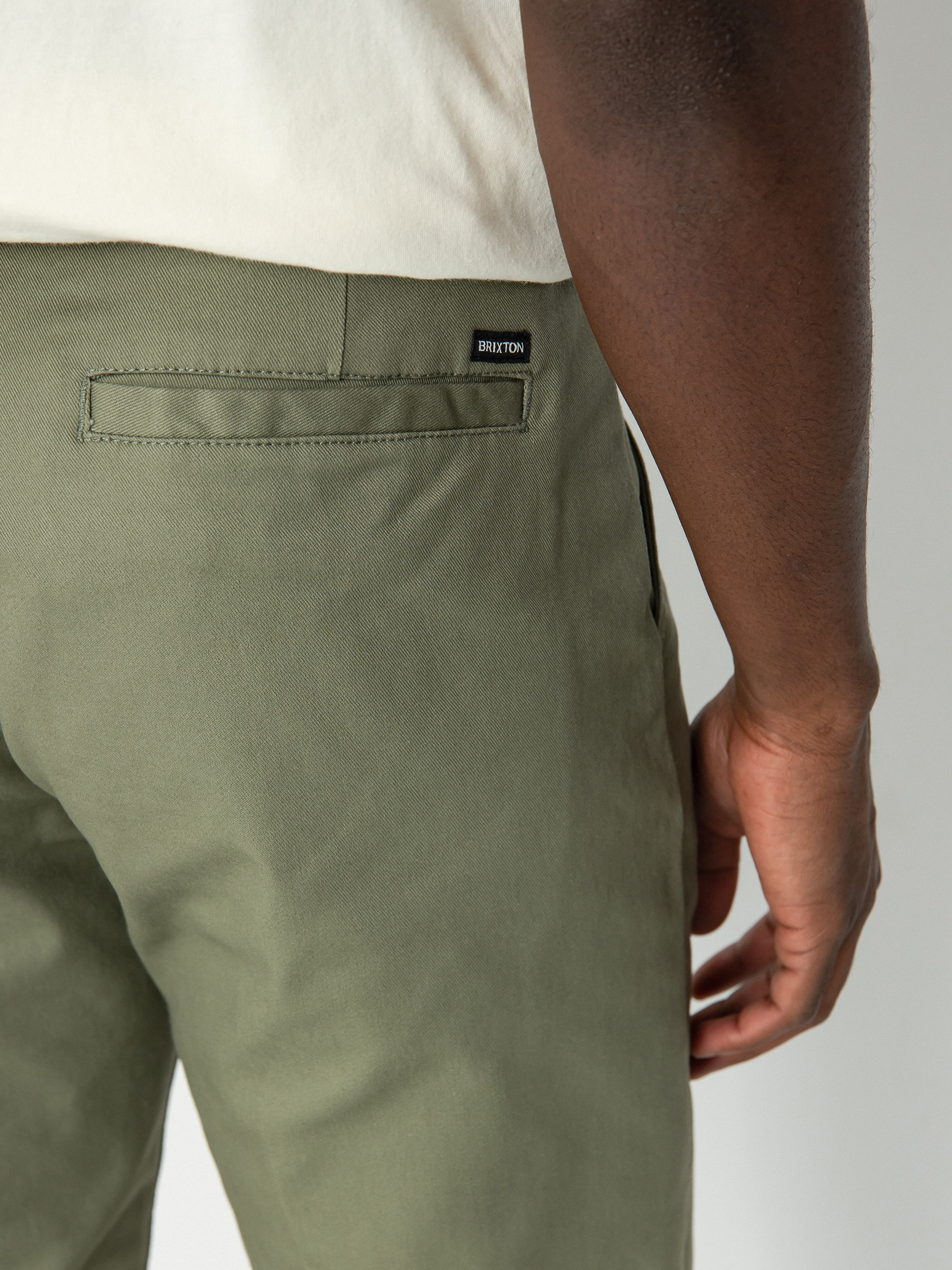 Kalhoty Brixton Choice Chino Regular (olive surplus)