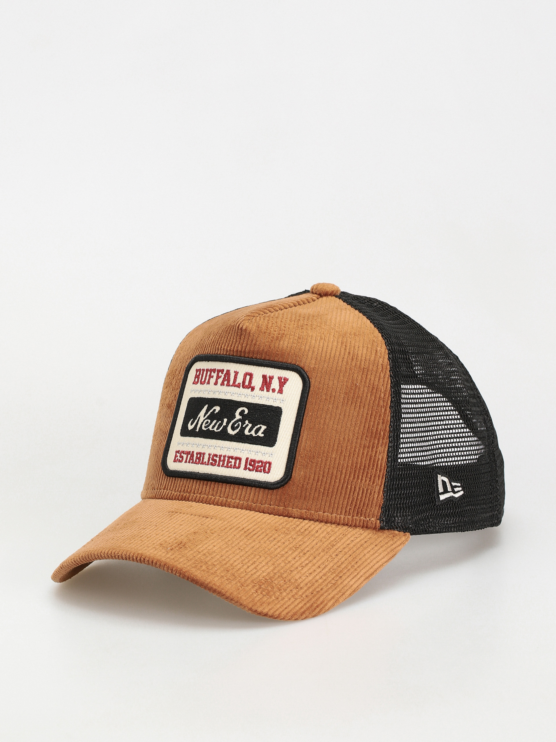 Kšiltovka  New Era Cord Trucker (brown/black)