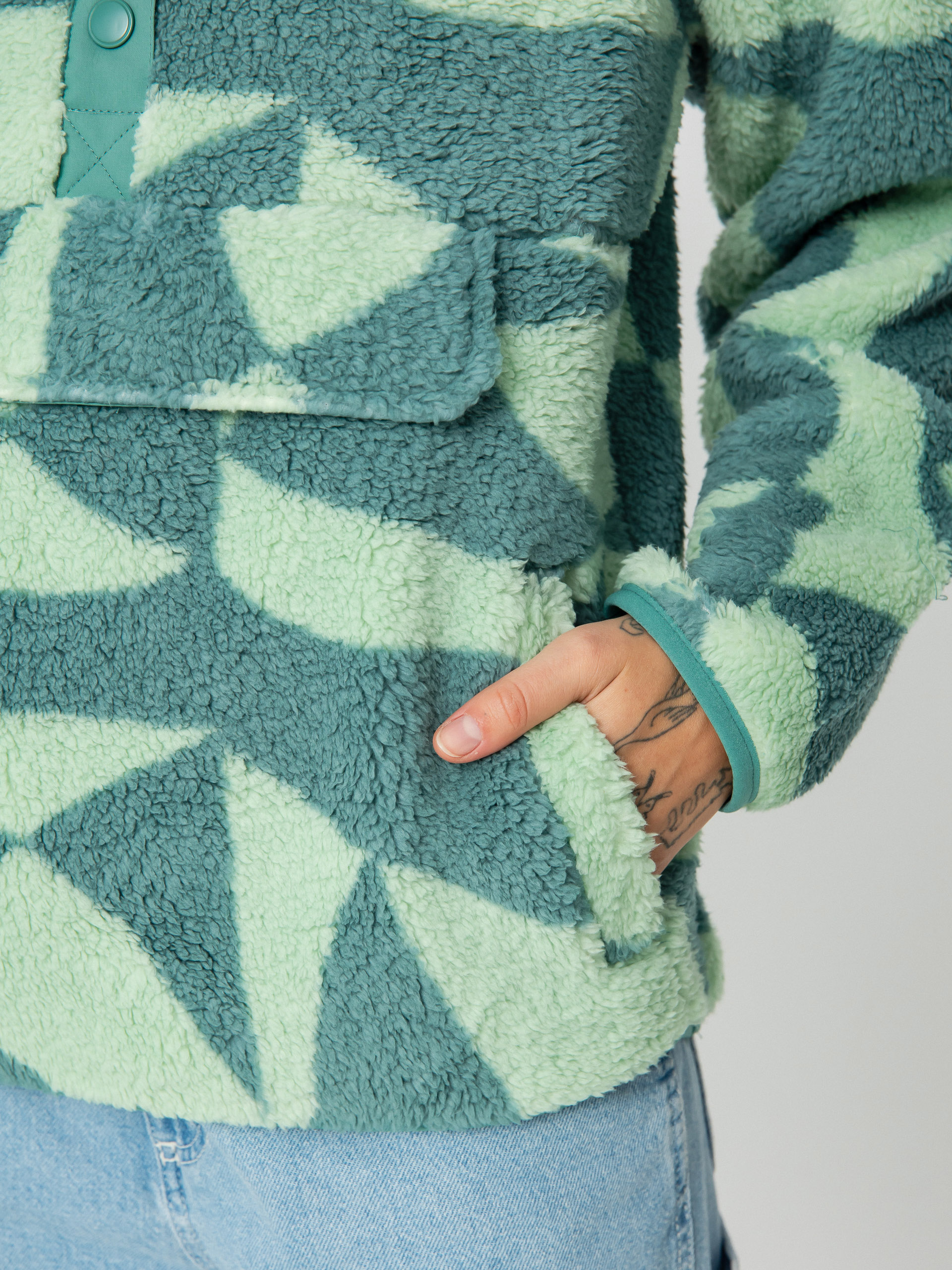 Dámský Fleecová mikina Billabong Switchback Pullover (pine)