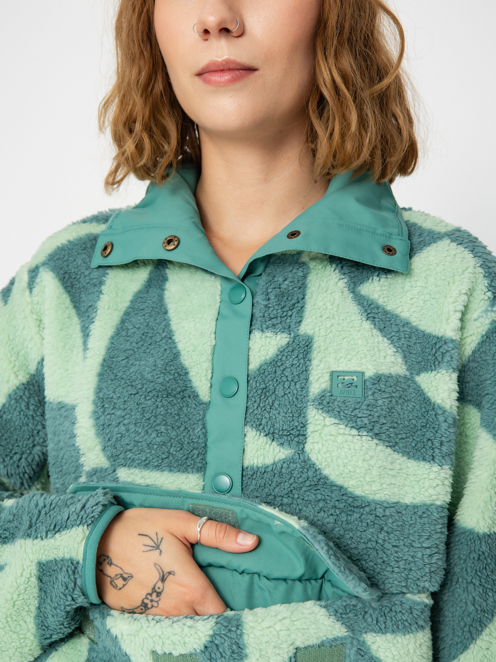 Dámský Fleecová mikina Billabong Switchback Pullover (pine)